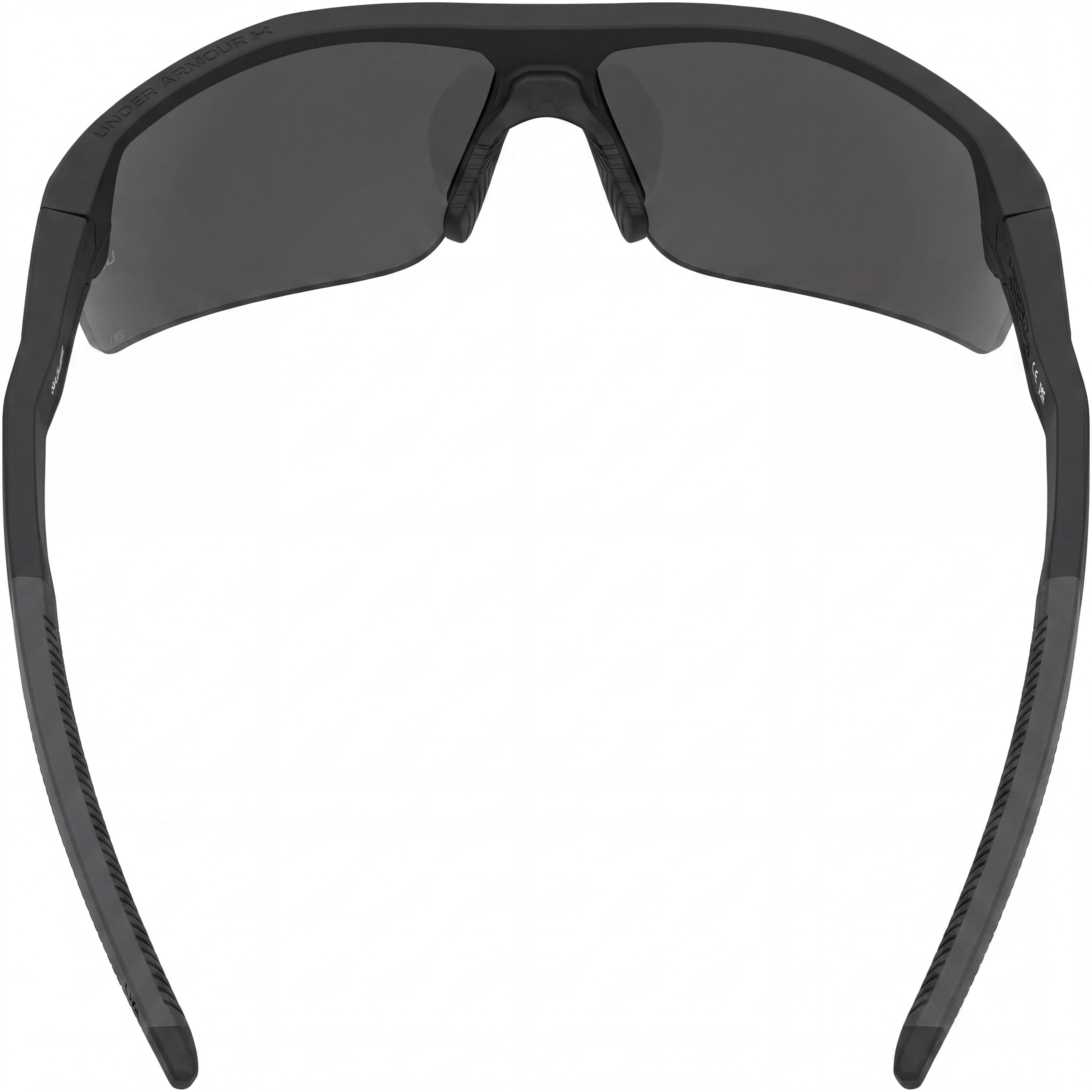 Under Armour Men's Sports Sunglasses Matte Black Oleophobic Grey Non-Polarized Polyamide 80mm UV Protection, Photo 3