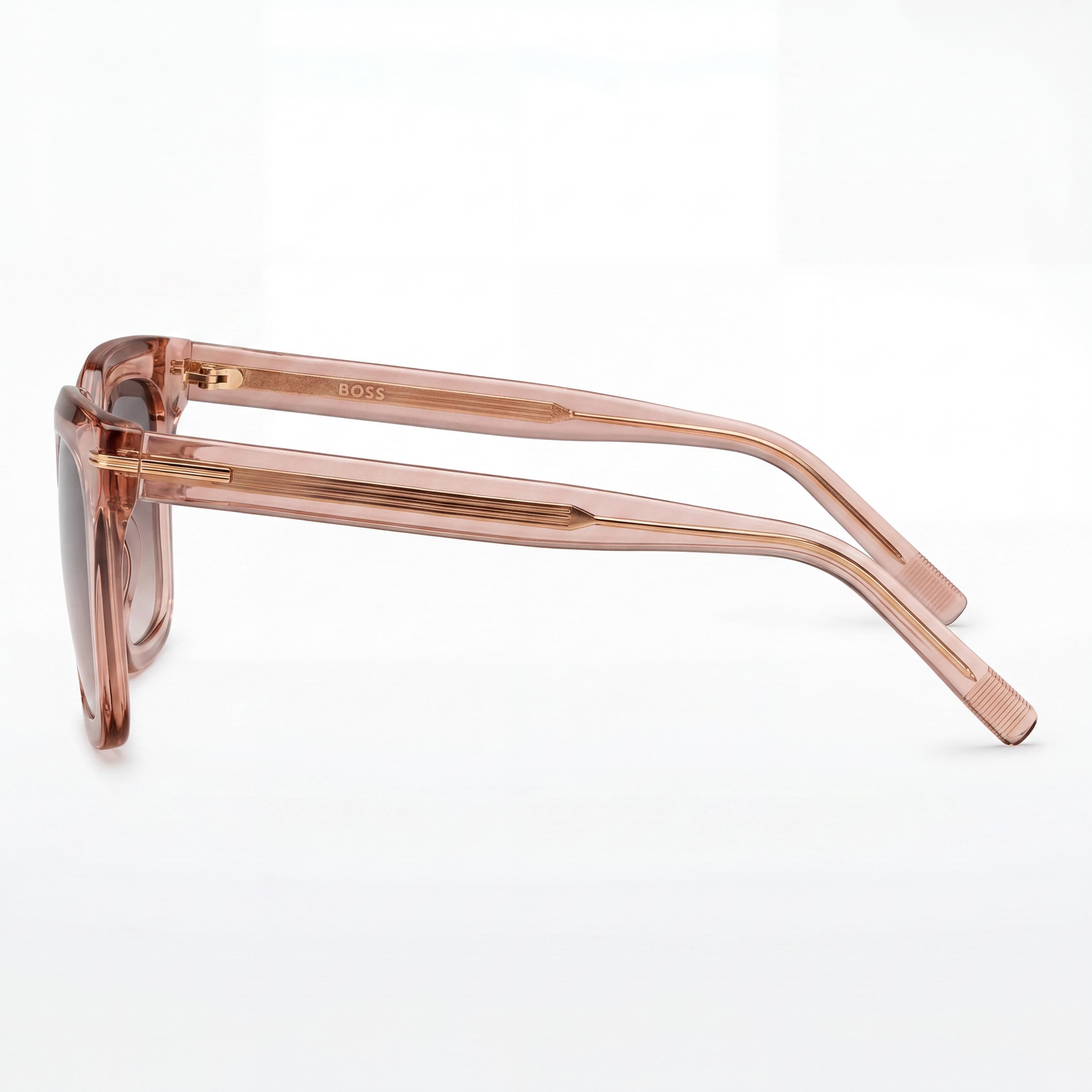 HUGO BOSS BLACK Boss 1656/S Square Women's ECO ACETATE Black Pink 100% UV Protection 54mm, Photo 3