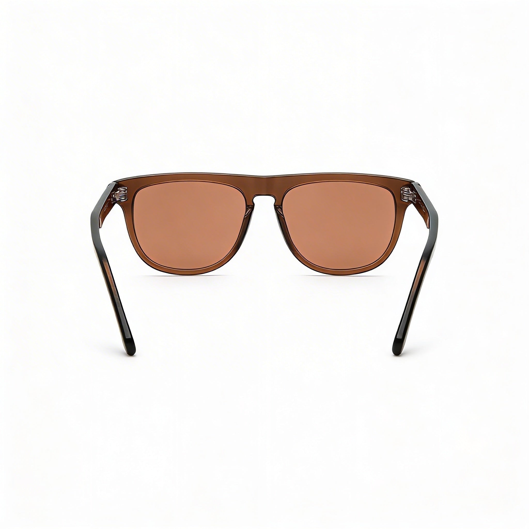 Salvatore Ferragamo SF1111S Men's Plastic Frame Sunglasses with UV Protection, Transparent Brown 55mm, Photo 3
