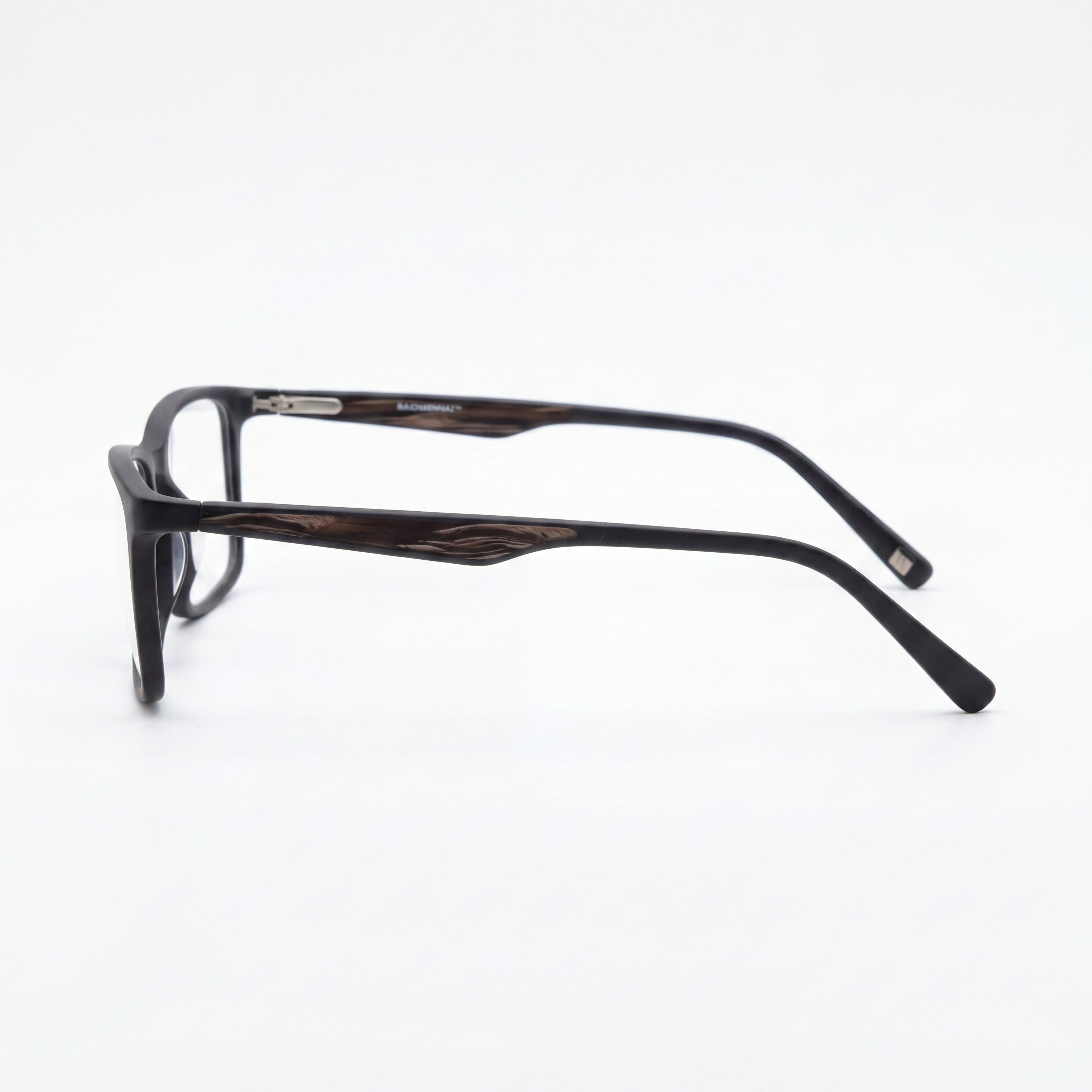 Marchon M-MOORE 035 Standard Women's Grey Metal Frame Eyeglasses with 53mm Lens, 17mm Bridge, 140mm Temple, Photo 3
