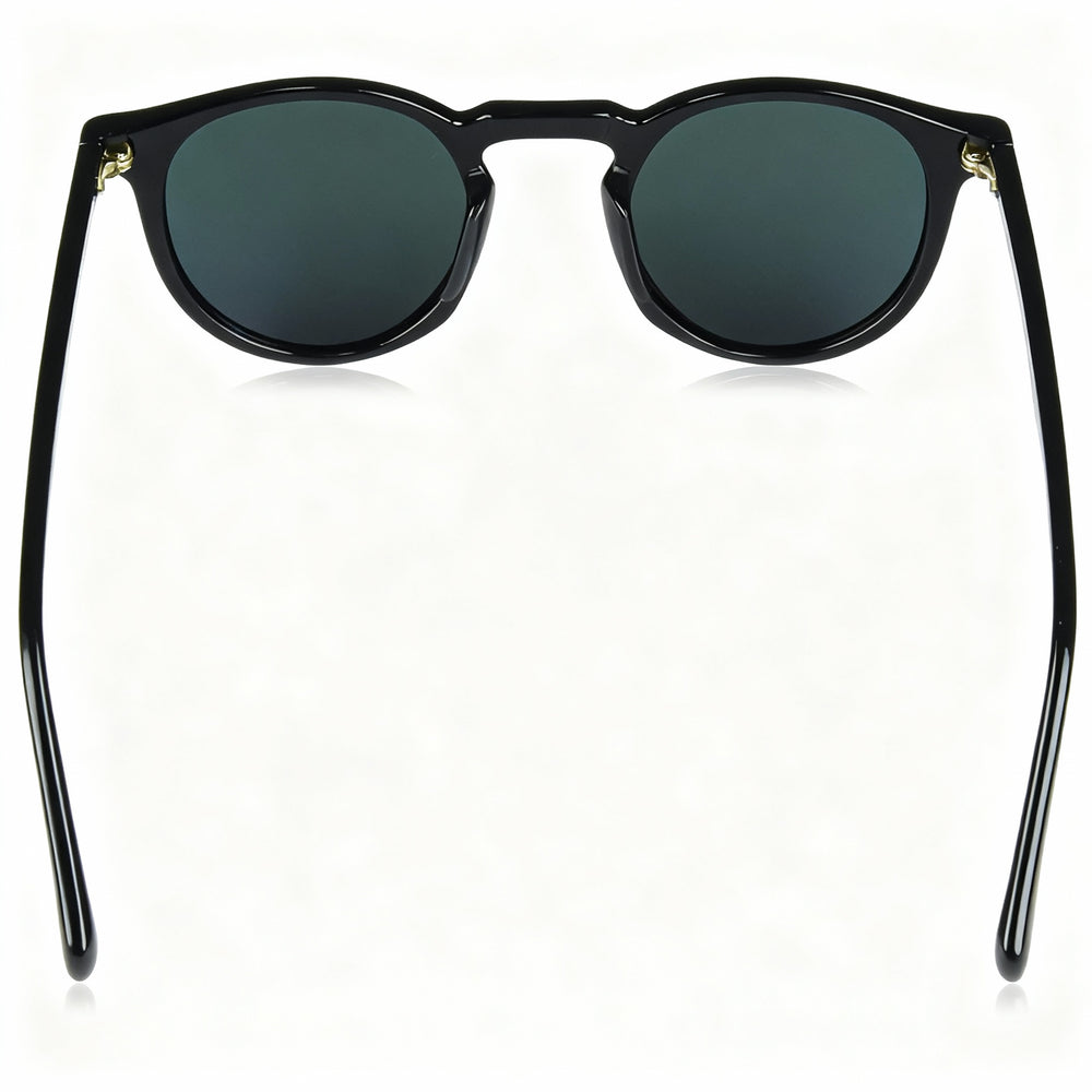 Gafas de sol Carrera Modern unisex de poliamida negra con lentes de policarbonato verde grisáceo no polarizadas con protección UV, 50 mm