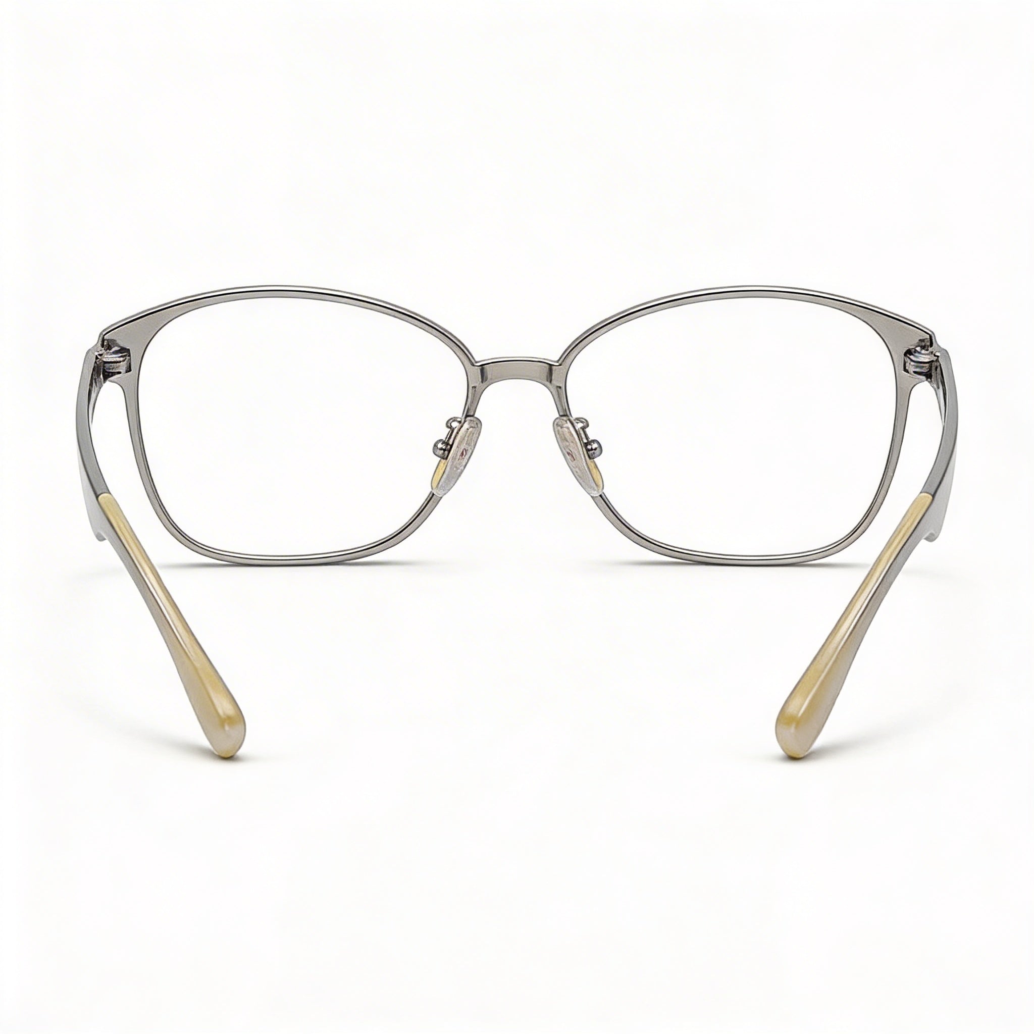 Victoria Beckham Vb220 Men's Eyewear with Lenses and Metal Frame in Light Gold - 58mm, Photo 4