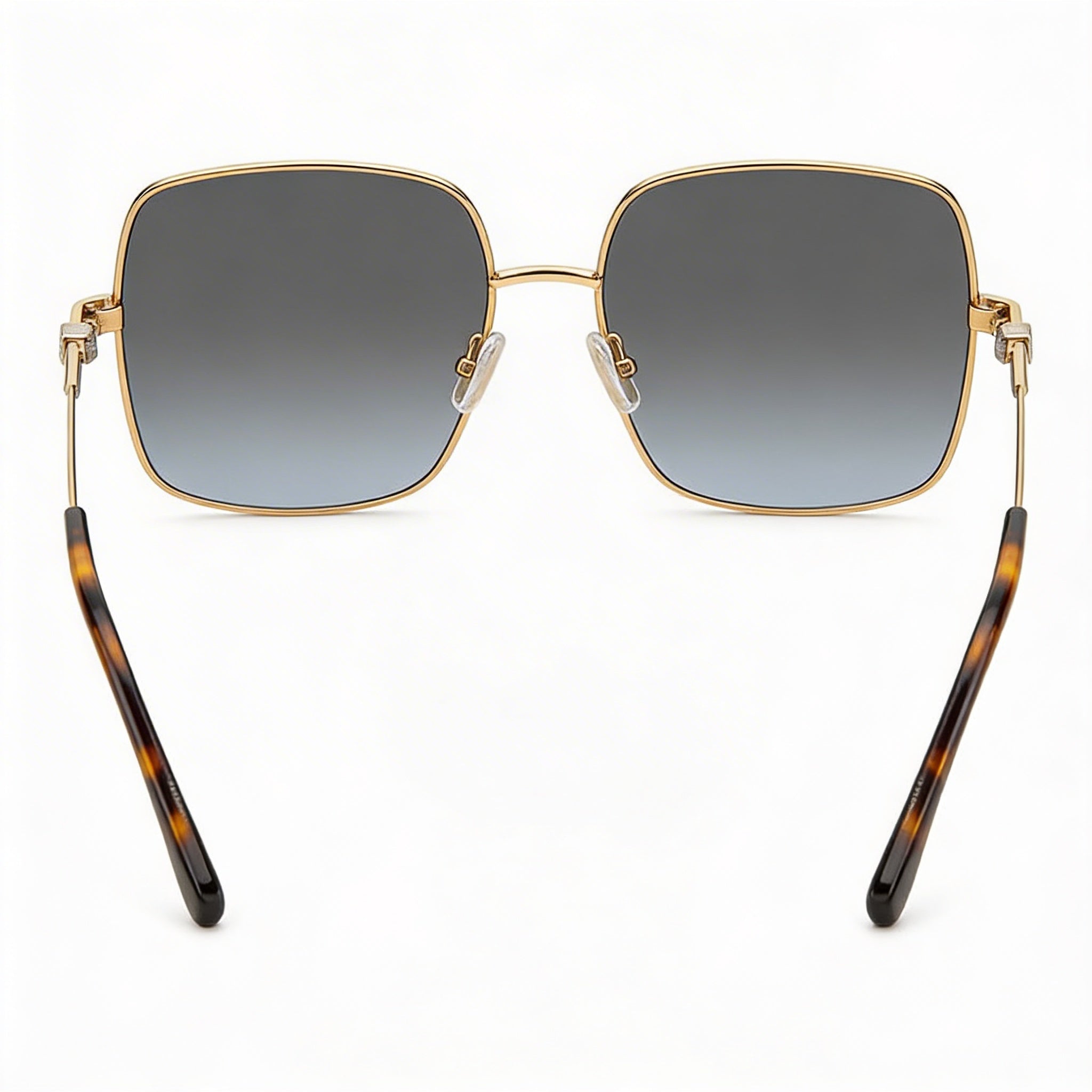 JIMMY CHOO Classic Women's Stainless Steel Rose Gold Polycarbonate UV Protection Sunglasses 58-16-145, Photo 4