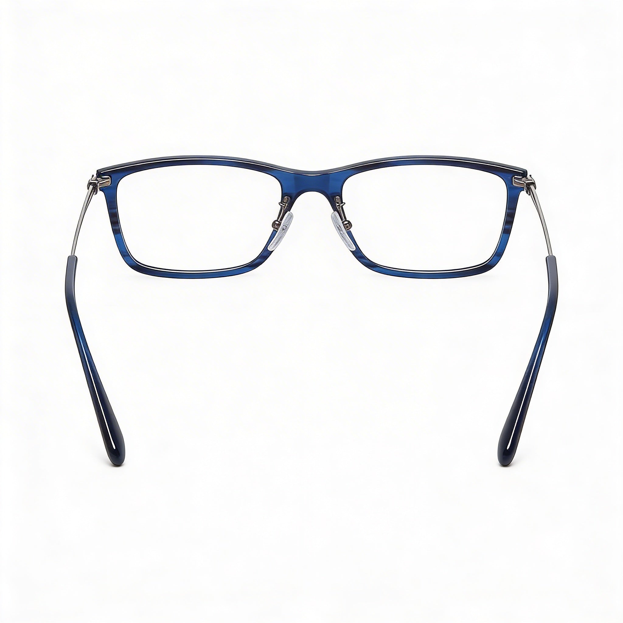 Gafas Ópticas BMW para Hombre Bw5020 con Montura de Plástico y Metal Azul y Lentes de Demostración Transparentes 56-20-145, Photo 3
