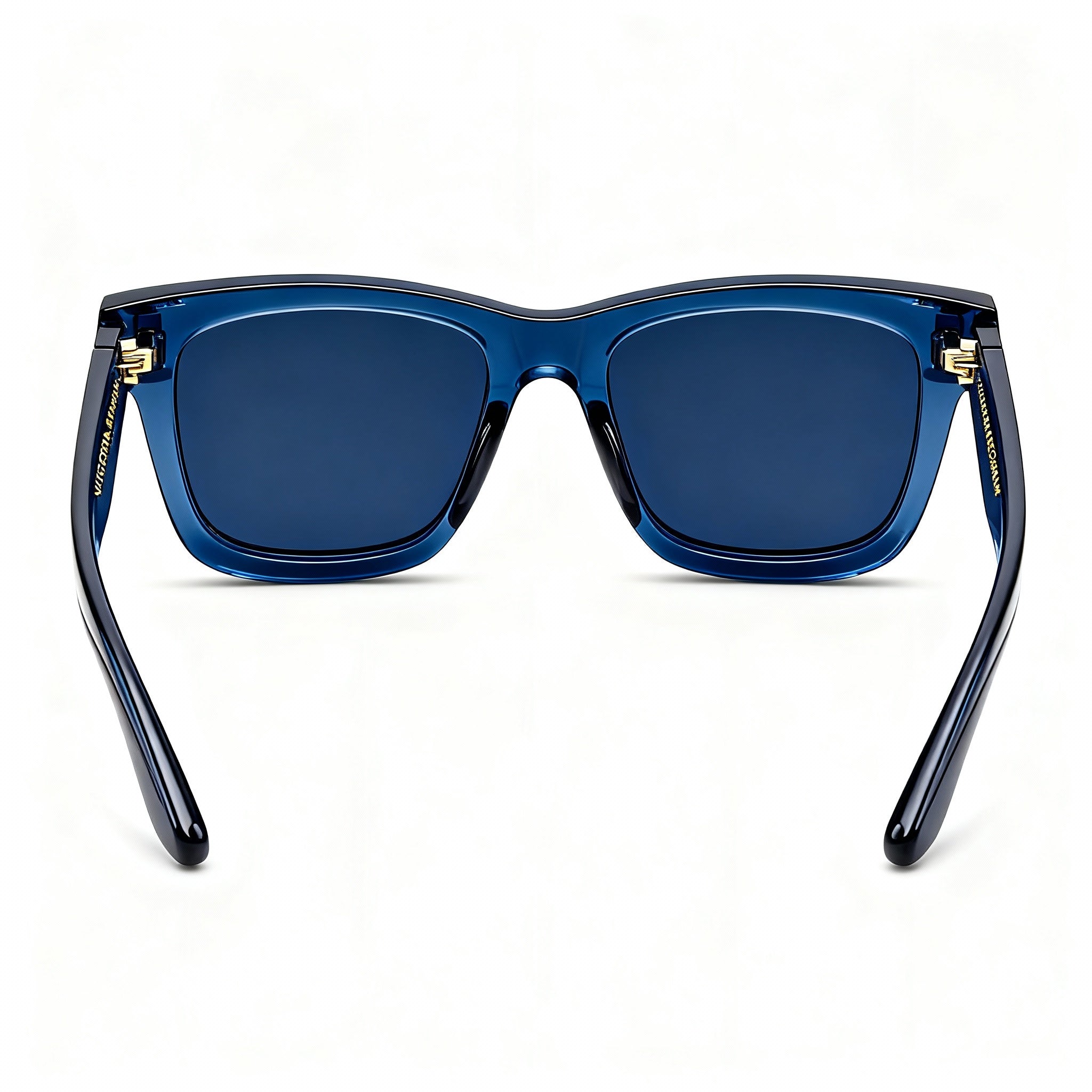 Victoria Beckham VB656S Women's Classic UV Protective Azure Blue Transparent Acetate Sunglasses with Azure Lens 52mm, Photo 4