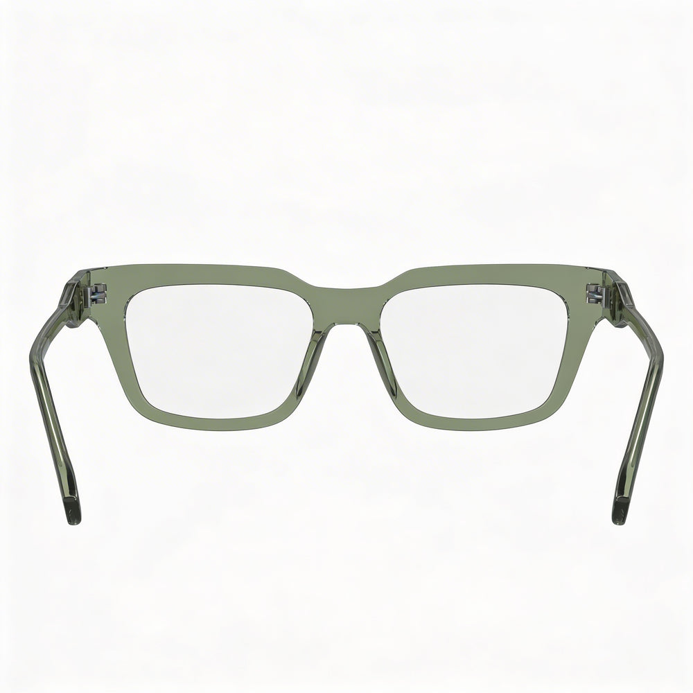 Karl Lagerfeld Men's Modern KL6152 Gafas Inyectadas Color Caqui Claro con Lentes de Policarbonato de 52mm
