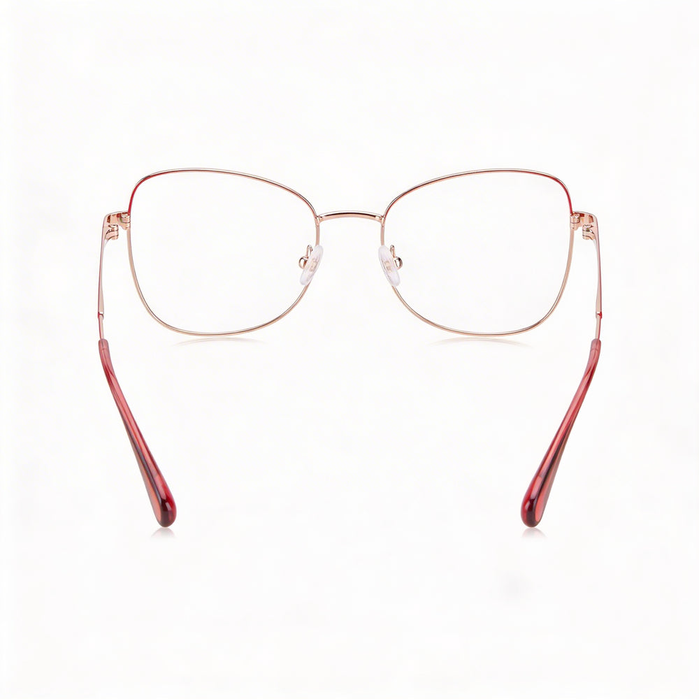 Gafas de lectura Marcolin Modern para mujer, con lentes de plástico transparente, multicolor, 52-18-140