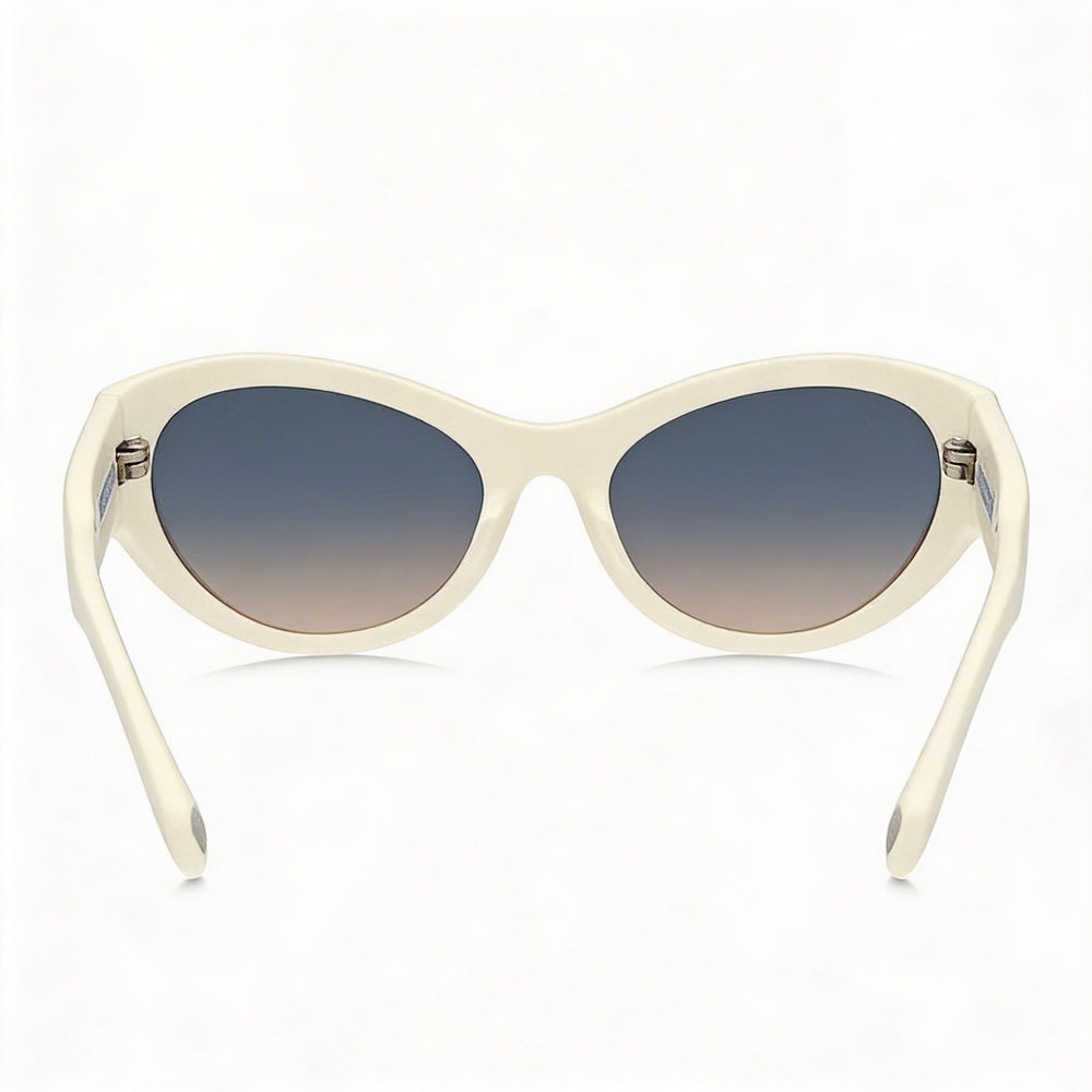Marc Jacobs Icon (Jar) Ivory Grey Cat Eye Sunglasses for Women, 61mm