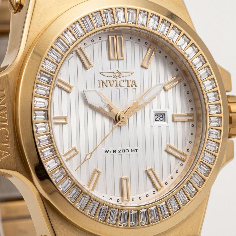 Invicta Akula 49136 Unisex Gold-Tone Stainless Steel Quartz Movement 20 ATM Water Resistant 58mm Case Bracelet Watch