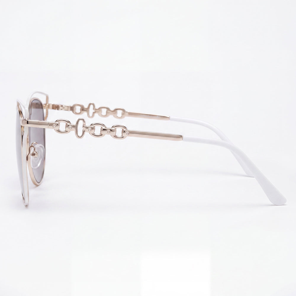 Gafas de sol GUESS GF0343 para mujer, montura de policarbonato con protección UV y lentes degradadas burdeos/oro rosa, 53 mm