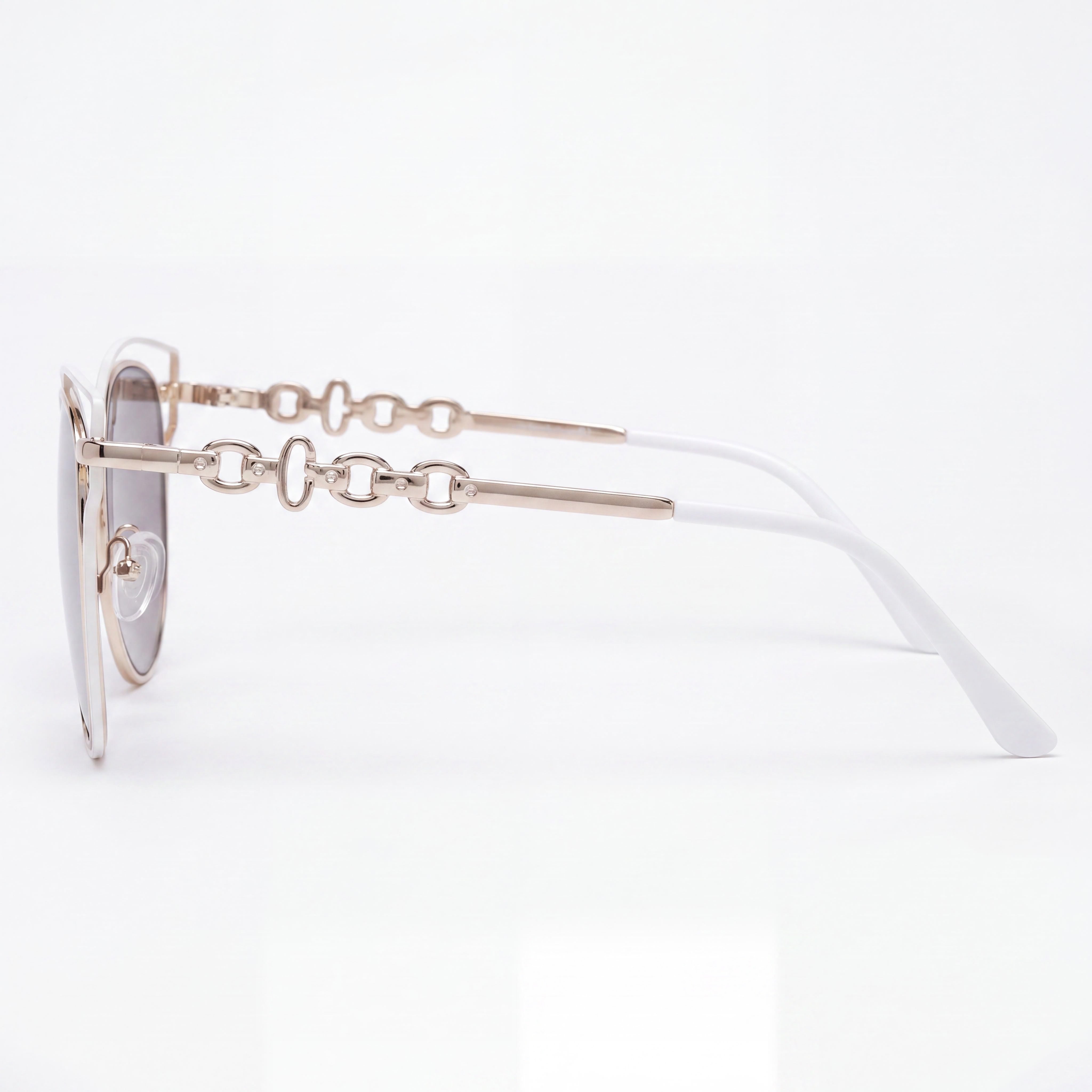 GUESS GF0343 Women's Polycarbonate Frame UV Protective Gradient Bordeaux Rose Gold Sunglasses 53mm, Photo 3