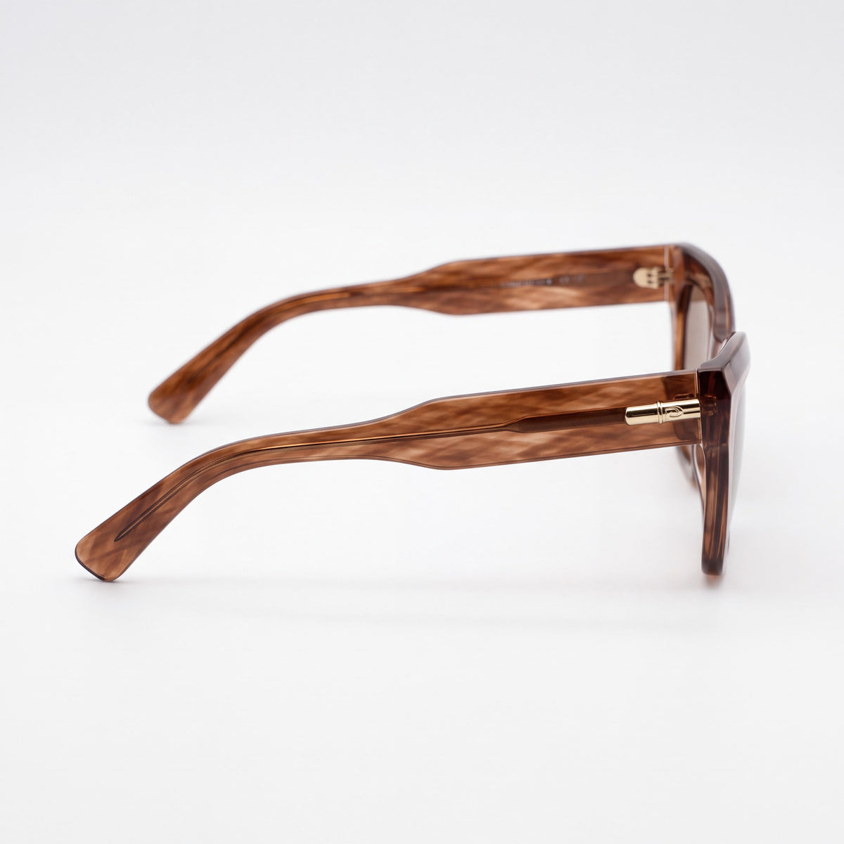 Longchamp Lo777s N Women's Striped Brown Acetate Frame Grigio Non-Polarized UV 400 Sunglasses 53mm, Photo 3