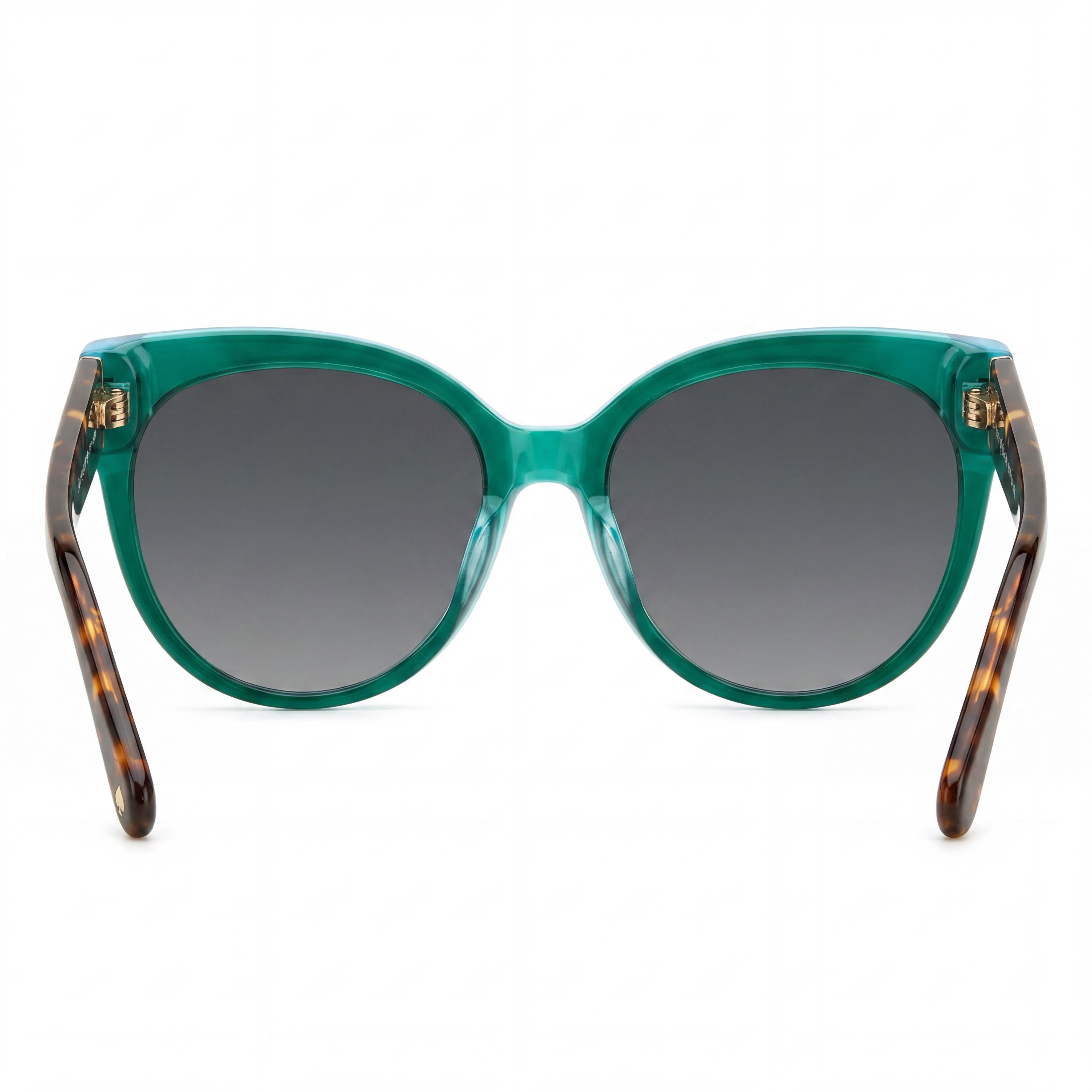 kate spade new york Aubriella/G/S Classic Women’s Green Grey Shaded Plastic Frame UV Protection Sunglasses 55mm, Photo 4