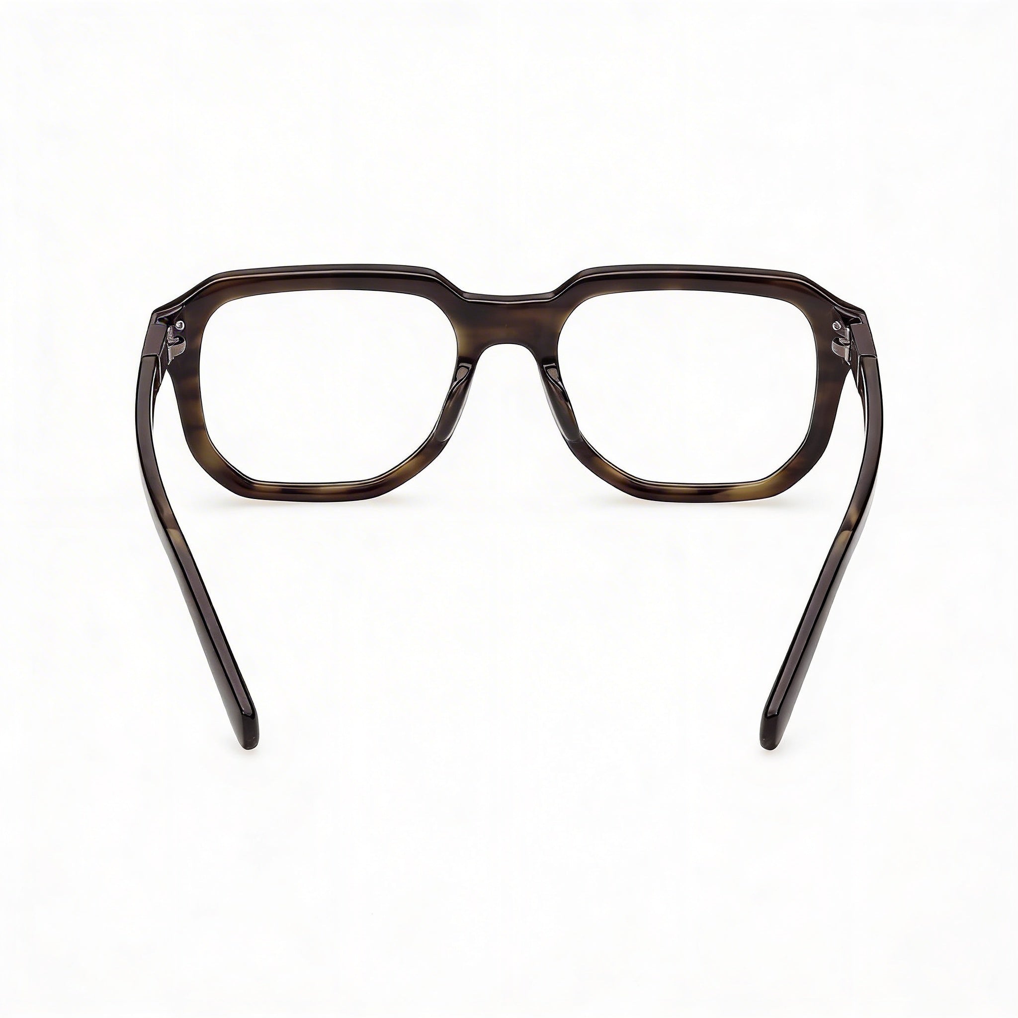 Gafas GUESS Gu50332 para hombre con montura de plástico en color verde oscuro y lentes transparentes sin policarbonato (52-19-140 mm), Photo 4