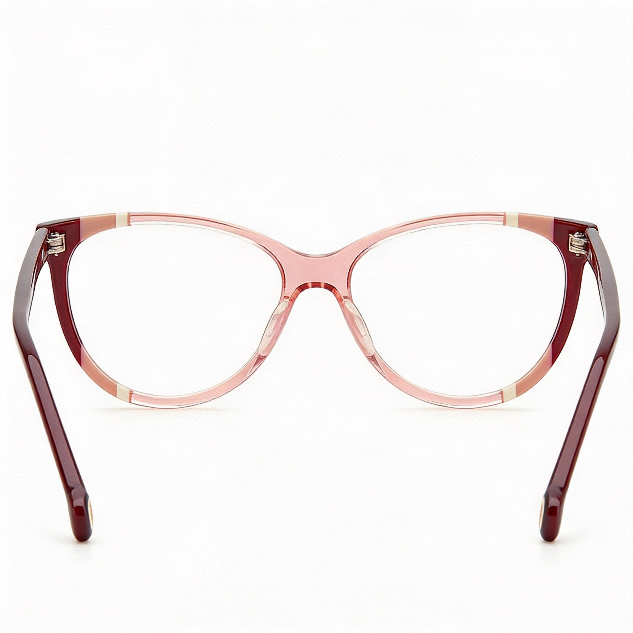 Gafas de sol Carolina Herrera Ch 0064 para mujer, montura de acetato con protección UV, color burdeos nude, 55 mm, Photo 4