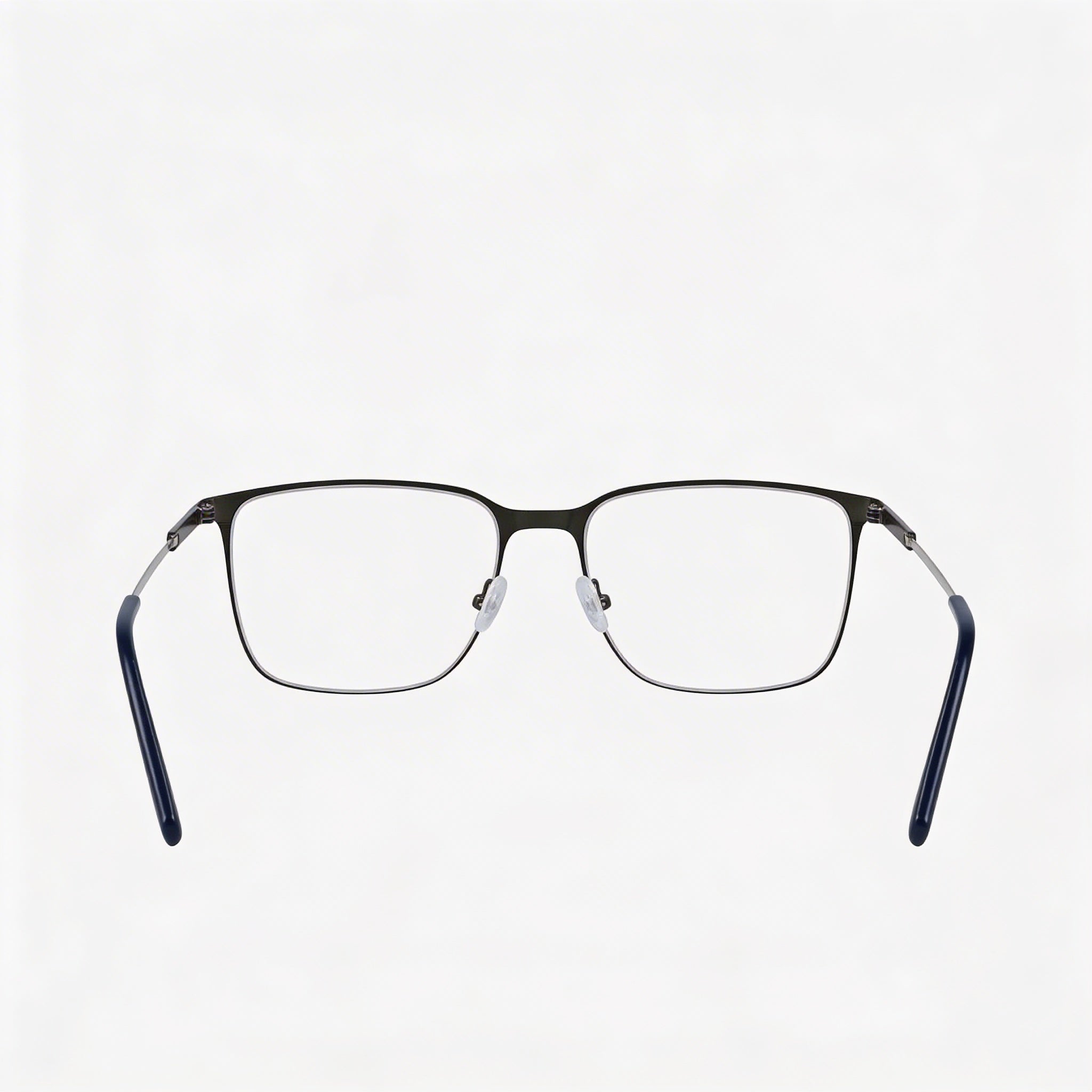Lacoste Casual Men's Ophthalmic Eyeglasses with Matte Dark Grey Frame and Transparent Plastic Lenses 55mm, Photo 3