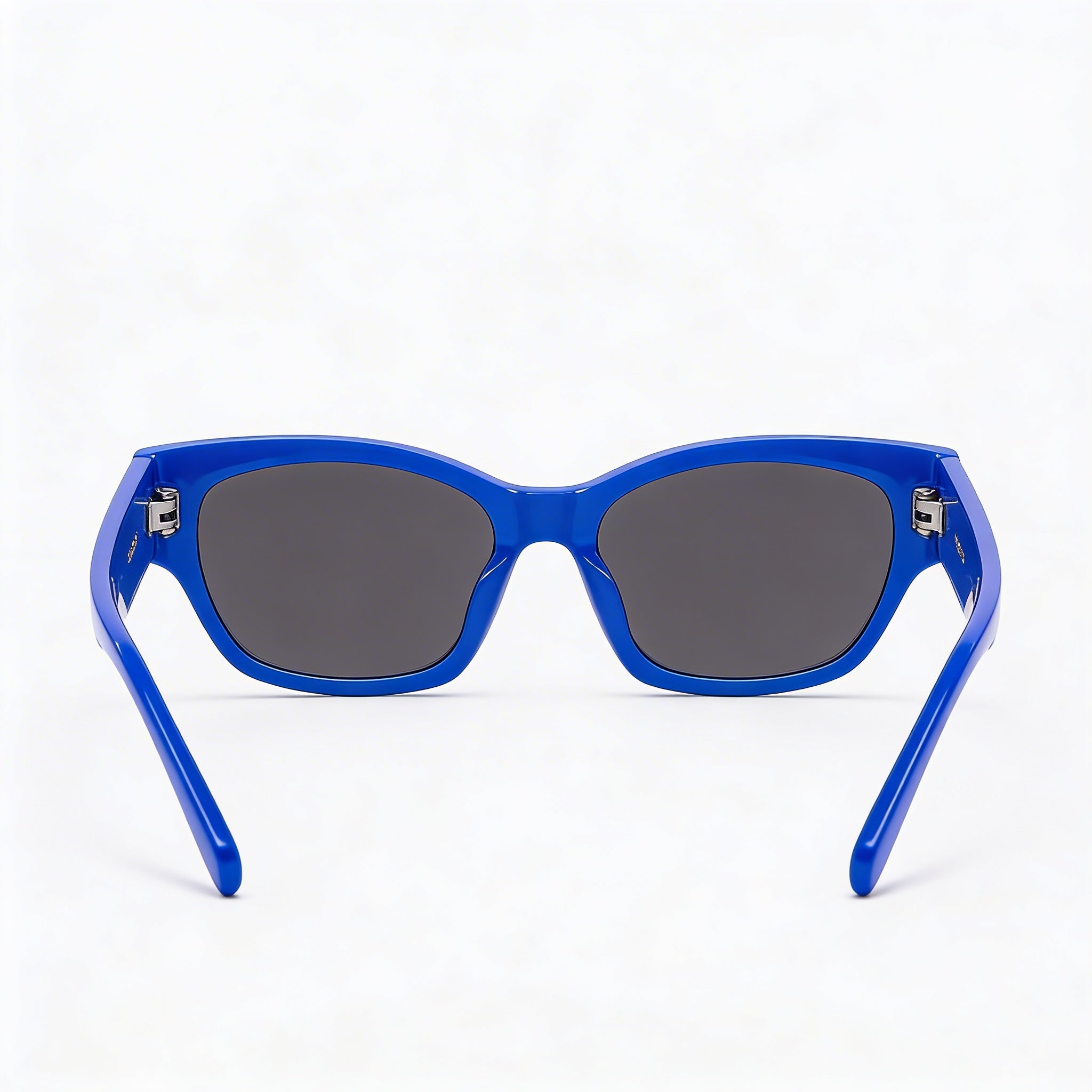 Celine CL40197U Unisex Cat Eye Blue Grey Acetate Frame Grey Polyamide Lenses 54mm Regular Fit High Bridge Sunglasses, Photo 2