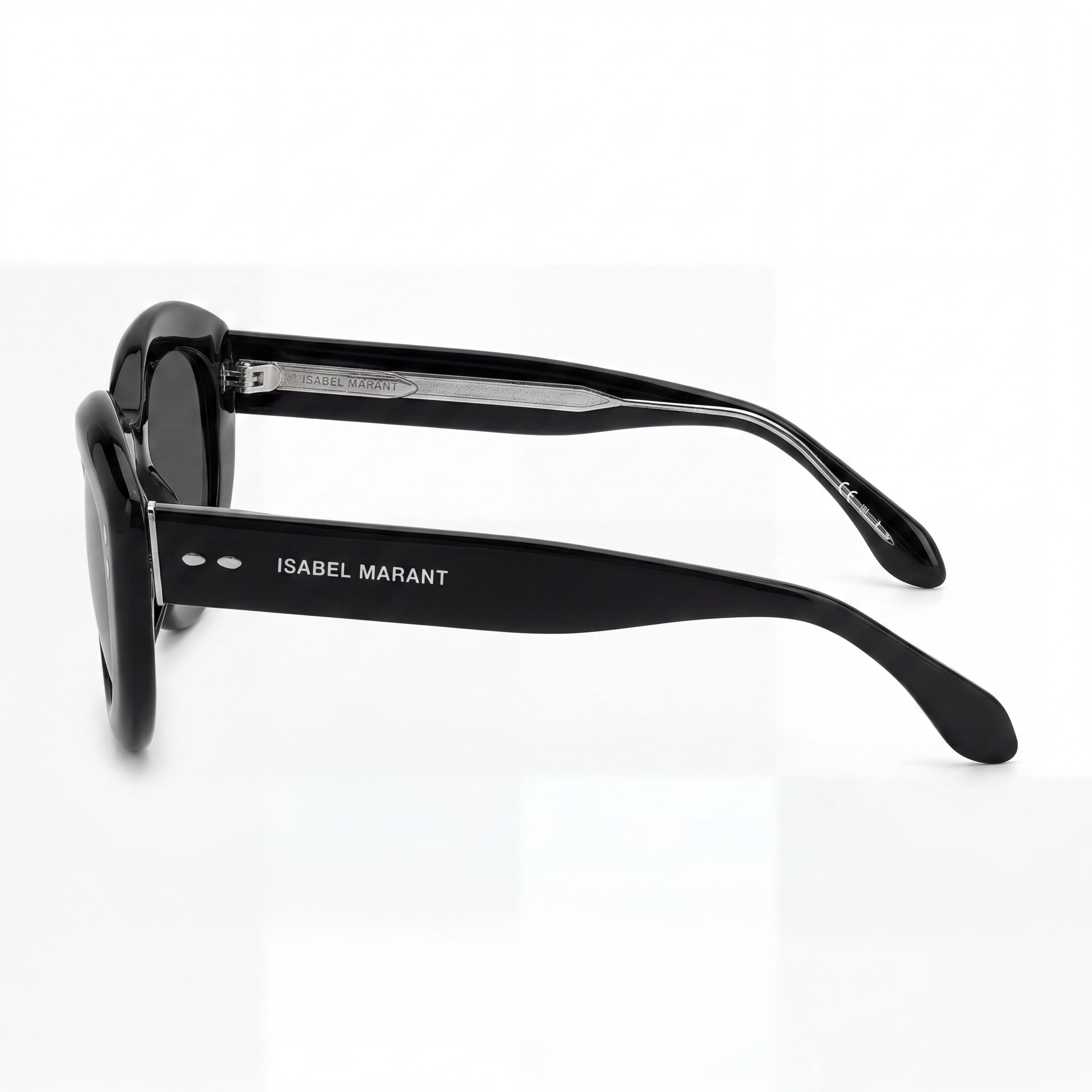 Isabel Marant Modern Im 0105/g/s Women's Black Acetate Frame Non-Polarized Sunglasses with UV Protection 52mm, Photo 3