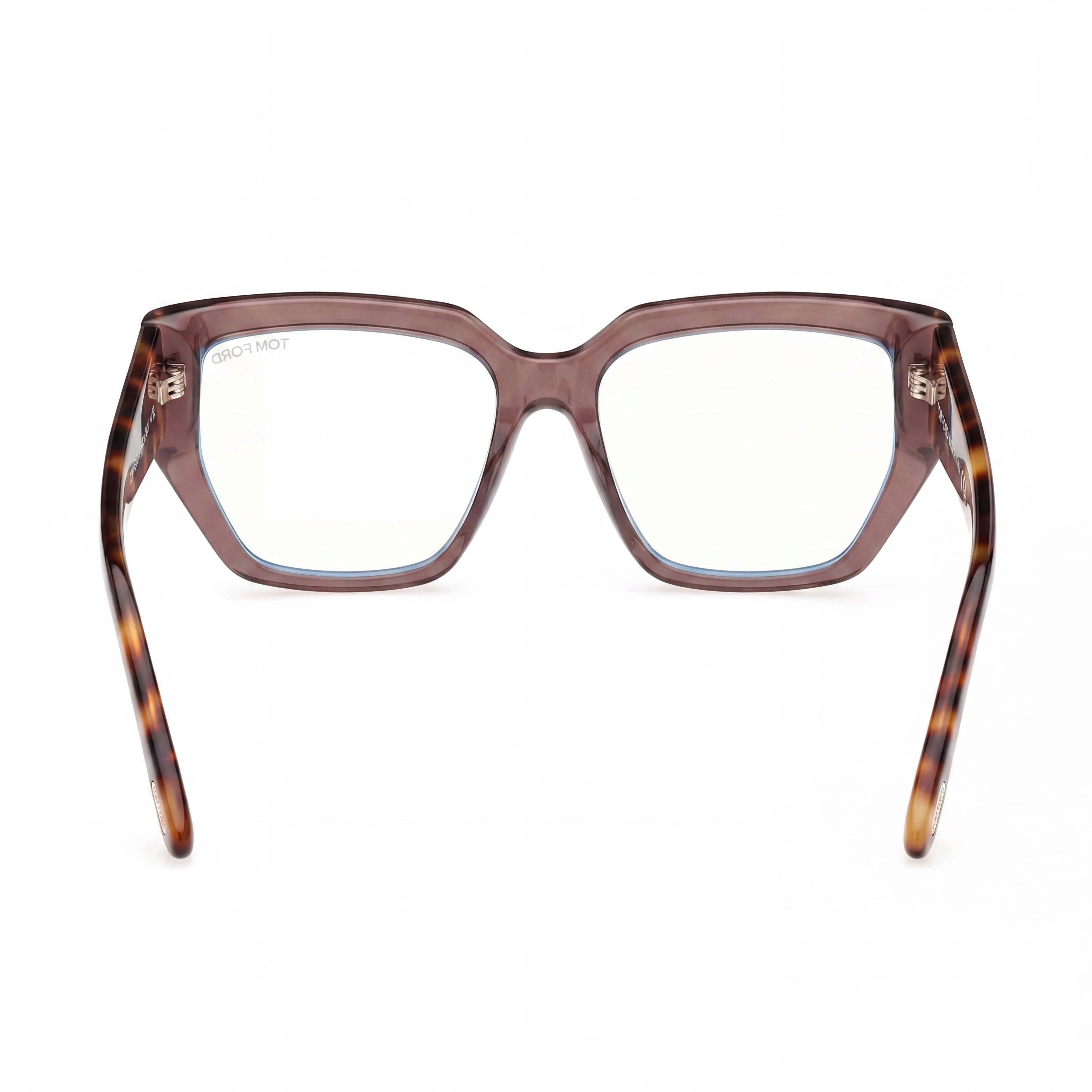 Tom Ford FT 5951-B BLUE BLOCK Women's Brown Plastic Eyeglasses Blue Filter Lenses 54/16/140, Photo 4