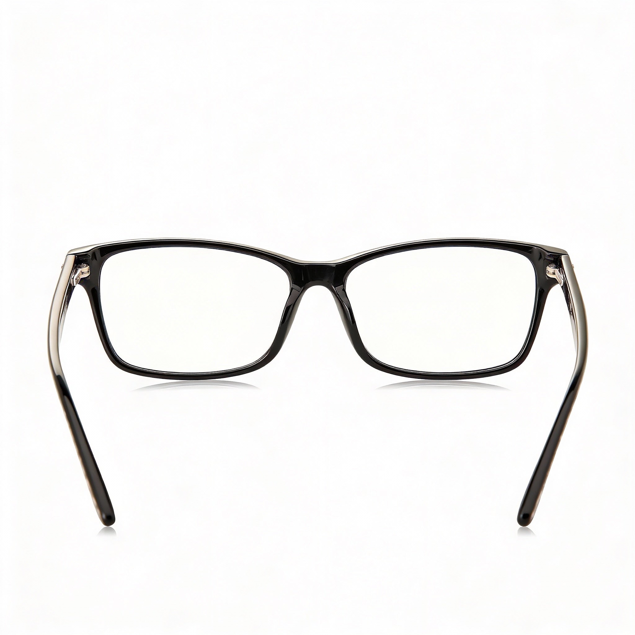 GUESS Gu2874 Women's Shiny Black Animal Monocolor Plastic Rectangular Full Rim Non-Polarized Eyeglasses 53mm, Photo 3