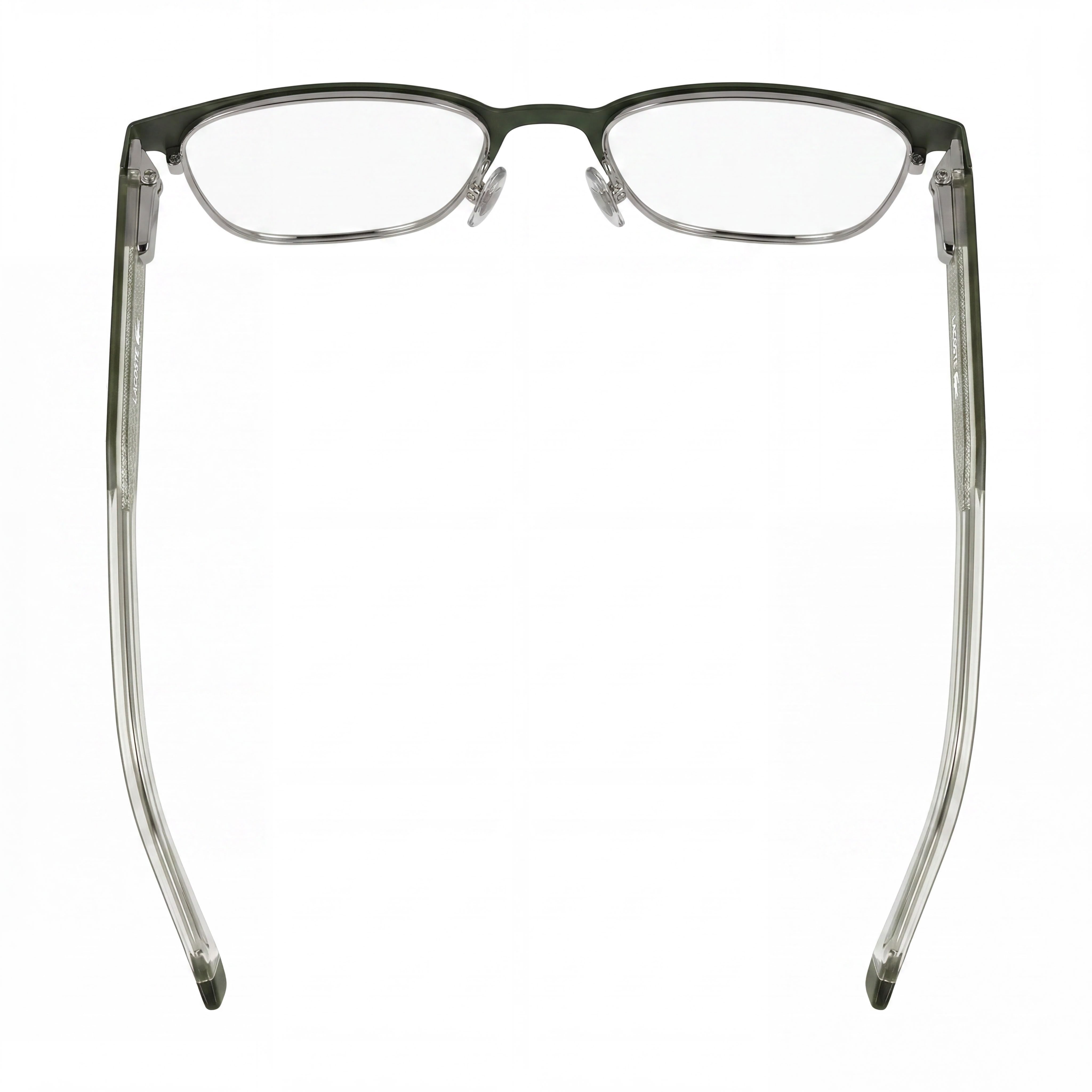Gafas Lacoste Modern unisex, montura y lentes verde caqui mate, policarbonato, ancho de lente 53 mm, Photo 4