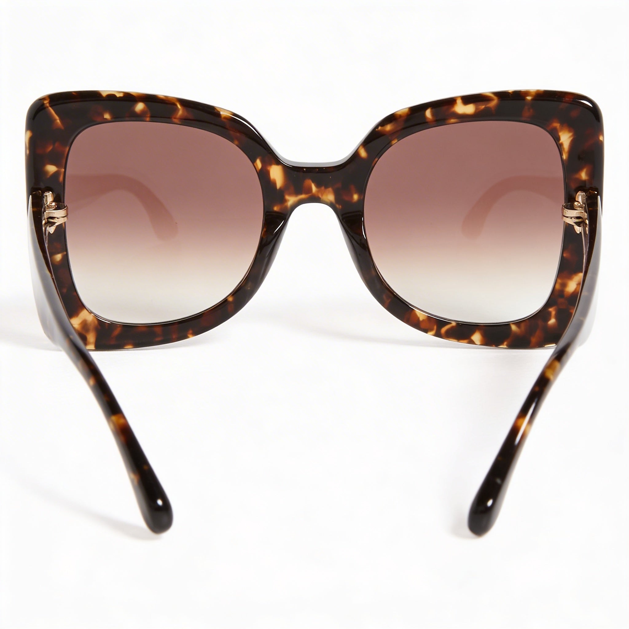 Gafas de sol cuadradas oversize de acetato de moda para mujer Isabel Marant con protección UV, marrón habana, 52 mm, Photo 4