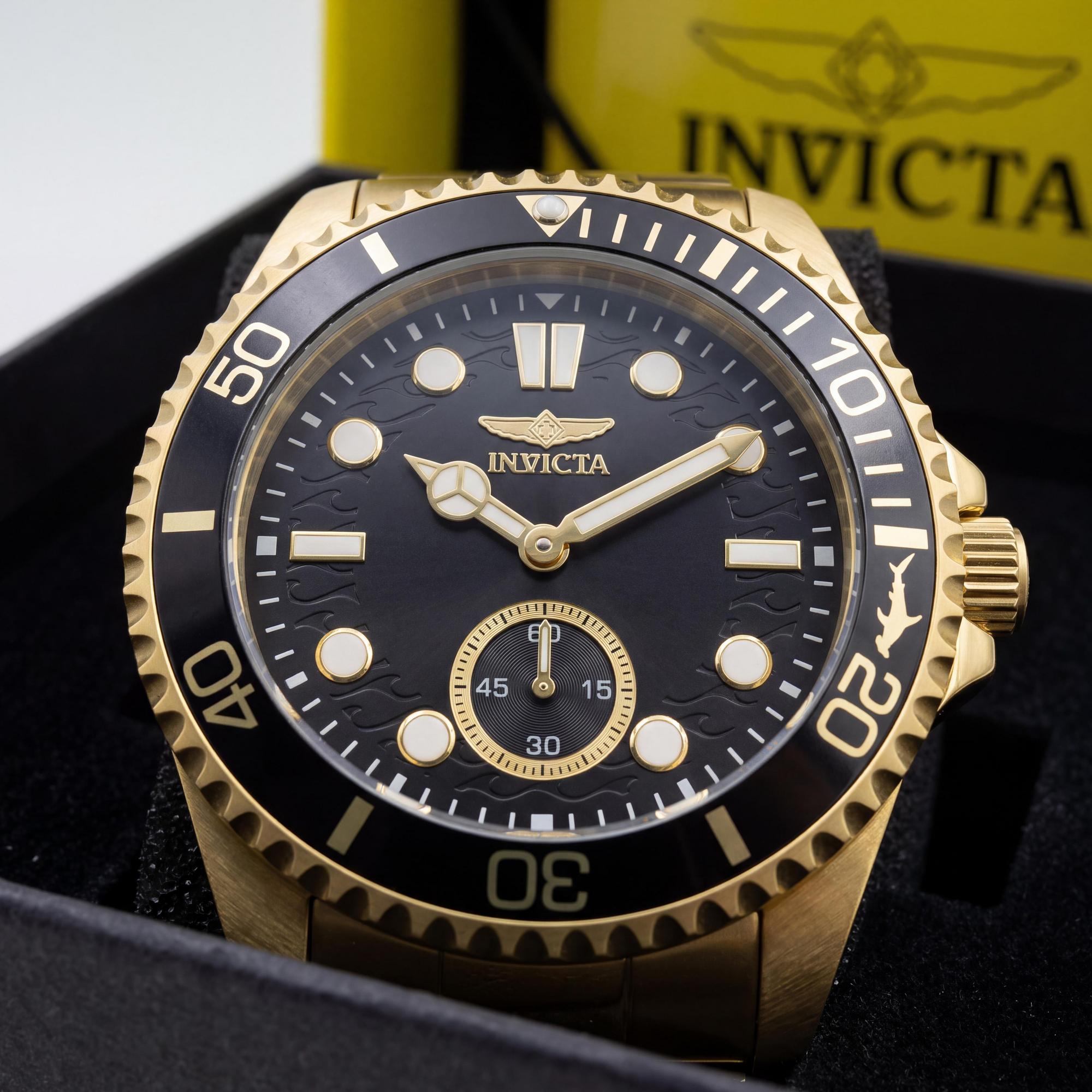 Reloj de cuarzo Invicta Pro Diver 49429 para hombre, de 43 mm, de acero inoxidable y esfera negra., Photo 2