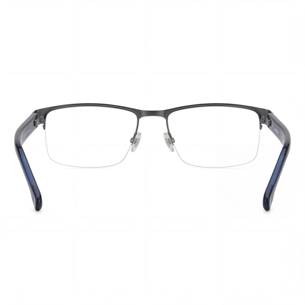 Gafas de sol Carrera modernas unisex de aleación de acero, rutenio oscuro mate, sin polarizar, con protección UV, 58 mm