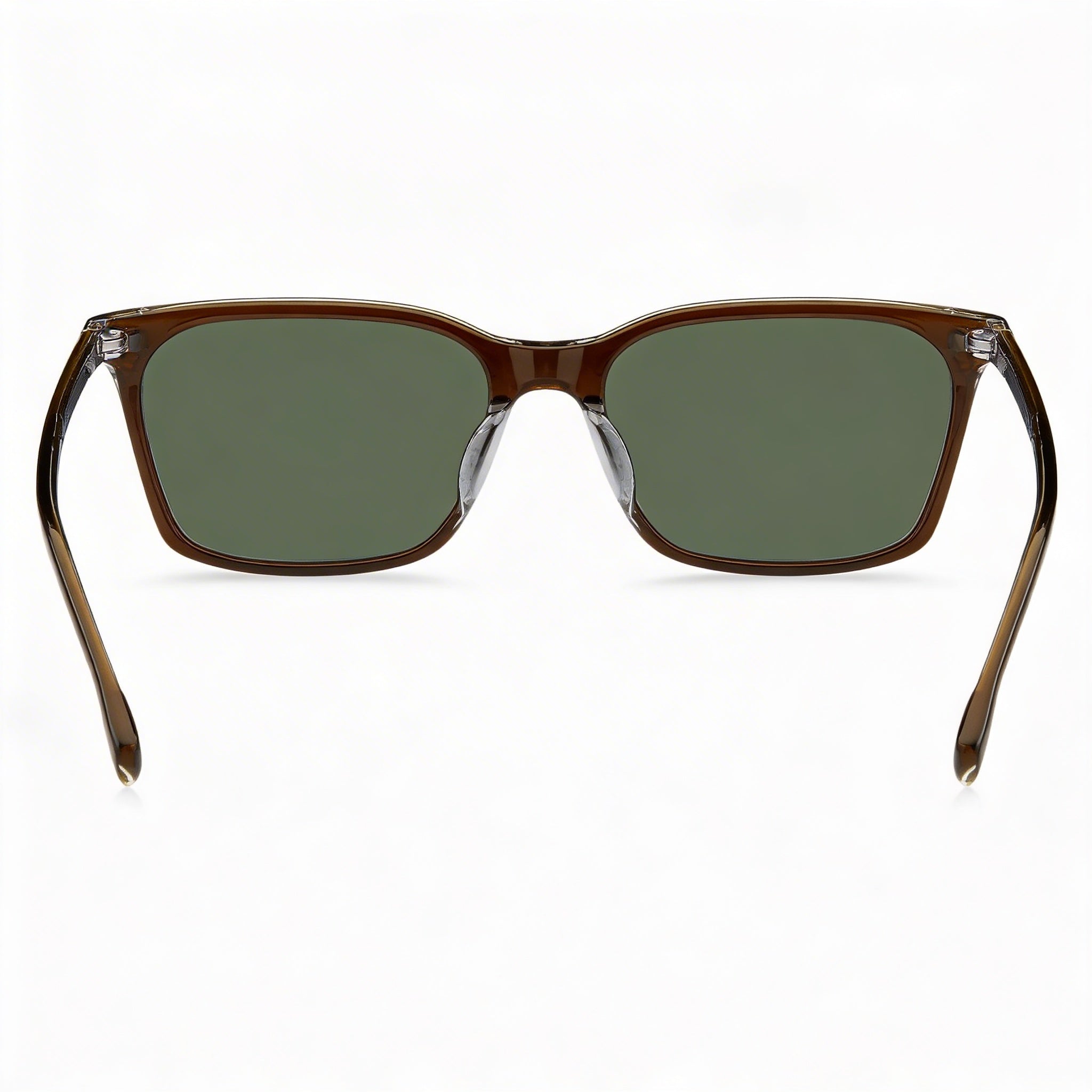 Gafas de Sol para Hombre Hugo Boss de Acetato Ecológico, Montura Marrón, Lentes Verdes, Protección UV del 100%, 56mm, Photo 3
