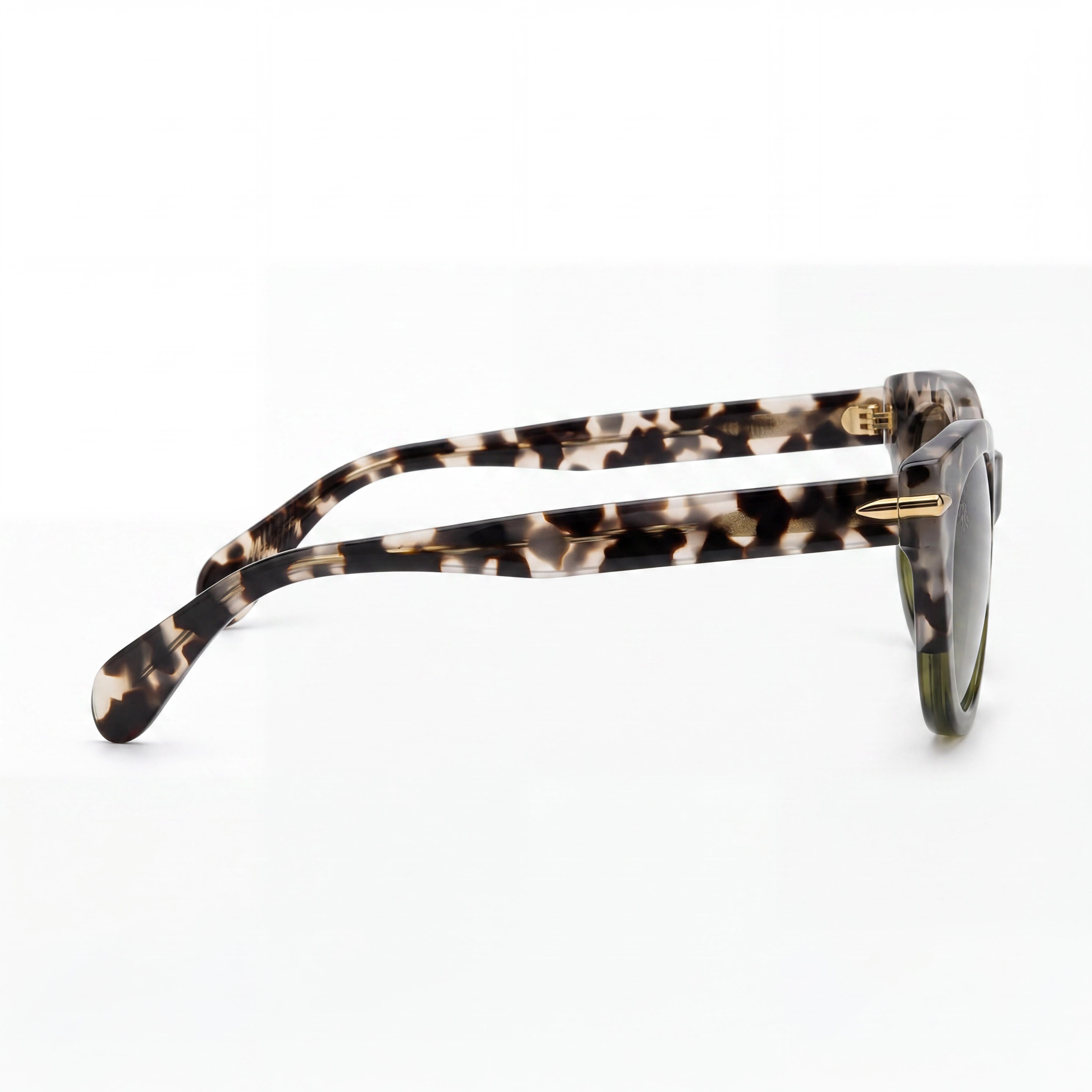 Gafas de sol de metal Rag & Bone Rnb 1015/S para mujer con montura gris, lentes no polarizadas con protección UV y sombreado verde (50 mm), Photo 3