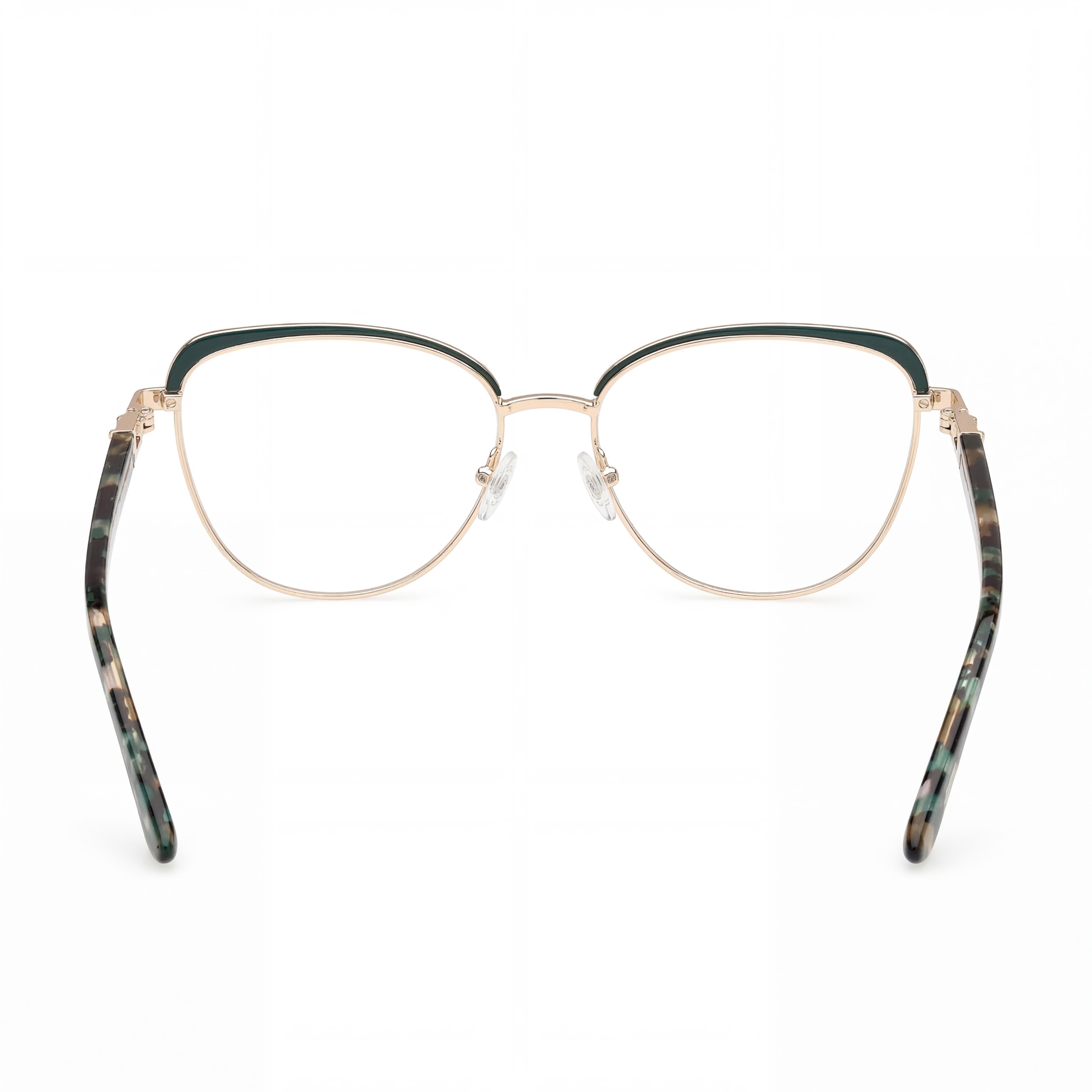 GUESS Gu2982 Women's Dark Green Metal Frame Sunglasses with Dark Green Polycarbonate Lenses 53mm, Photo 4