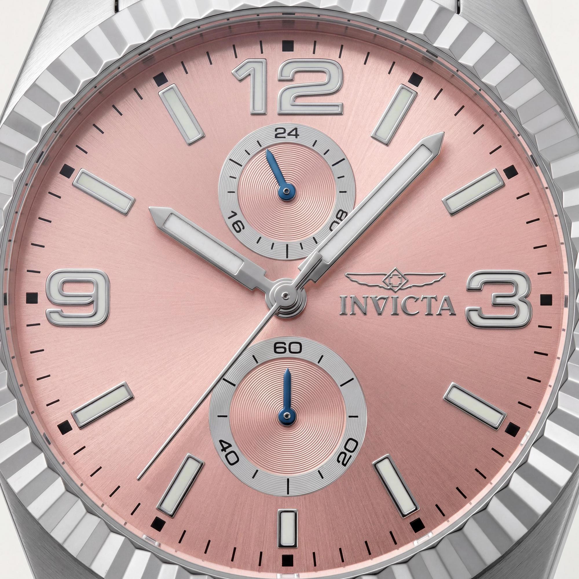 Reloj unisex Invicta Specialty 49524 de cuarzo y acero inoxidable con esfera de oro rosa, 43 mm, resistente al agua hasta 5 ATM., Photo 2