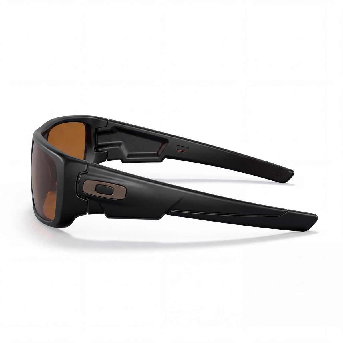 Gafas de sol Oakley Crankshaft unisex, montura rectangular de O_Matter negro mate, lentes color bronce oscuro, protección UV, 60 mm, Photo 3