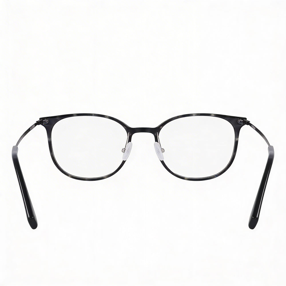 Gafas graduadas unisex Flexon Ep8002 de acetato en carey gris brillante, 52 mm