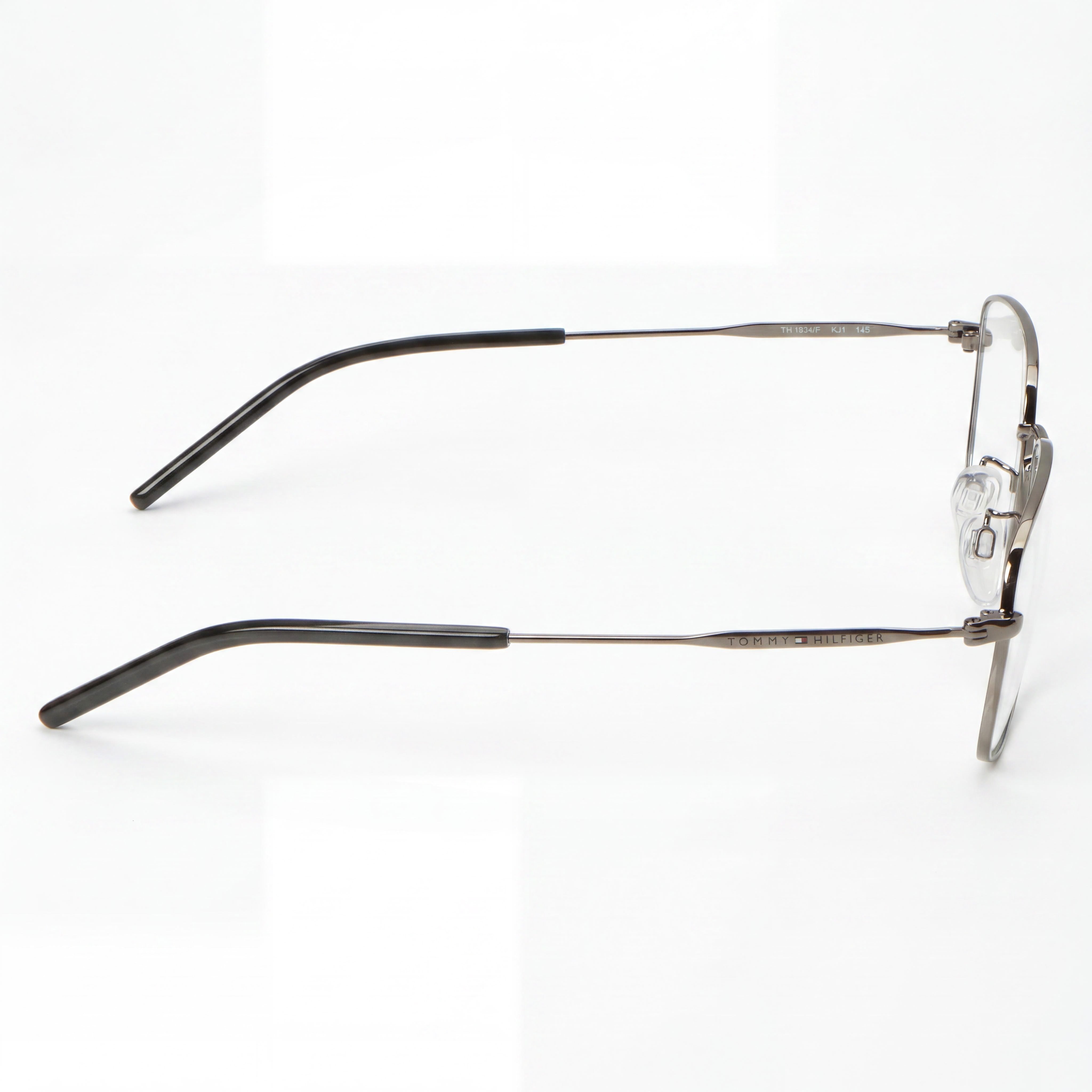 Gafas Tommy Hilfiger de Rectángulo para Hombre, Color Plata y Rutenio, 56mm, Photo 2