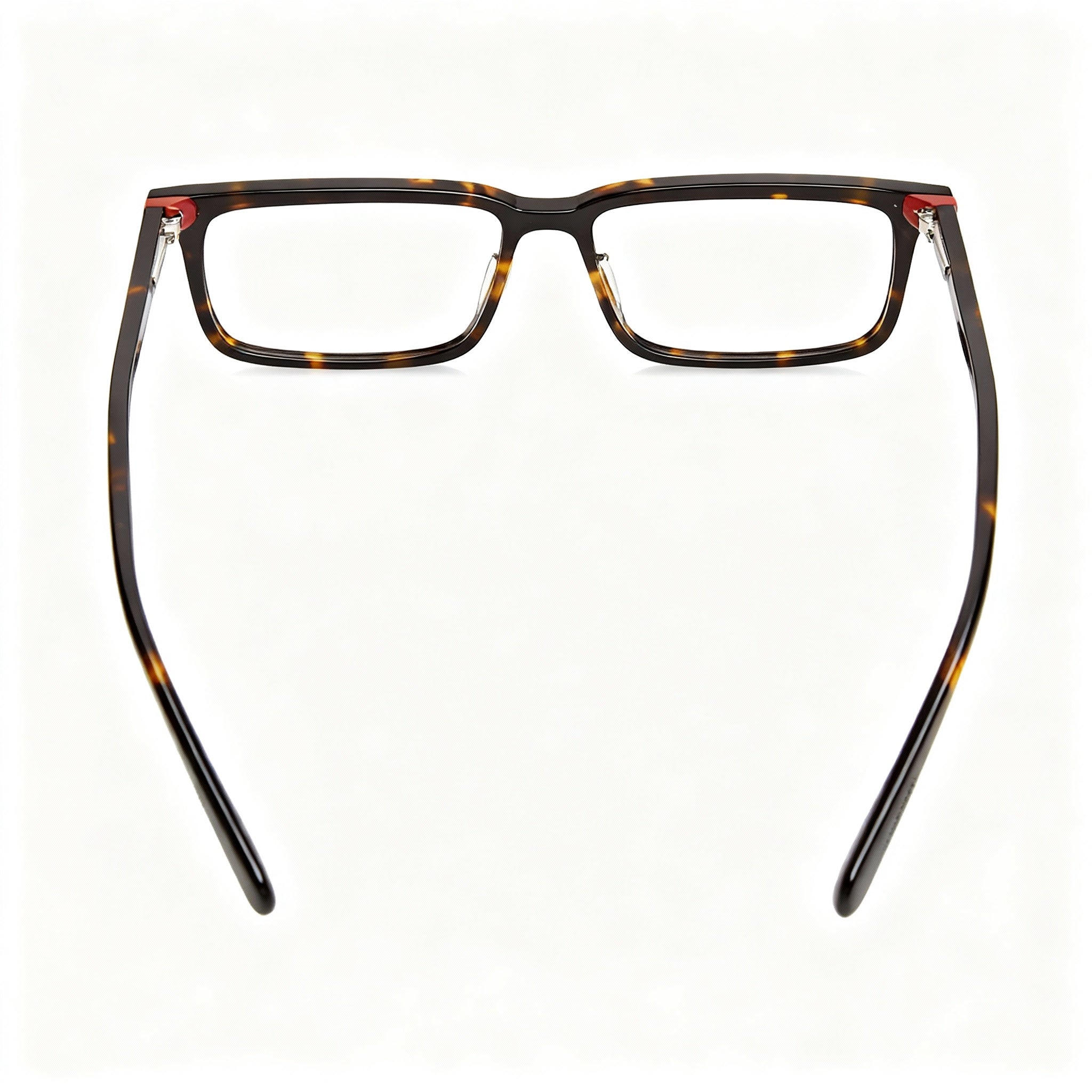 GUESS GU50068 Men's Casual Plastic Frame Eyeglasses, Dark Havana, Non Polarized, 54mm Lens Width, Photo 4