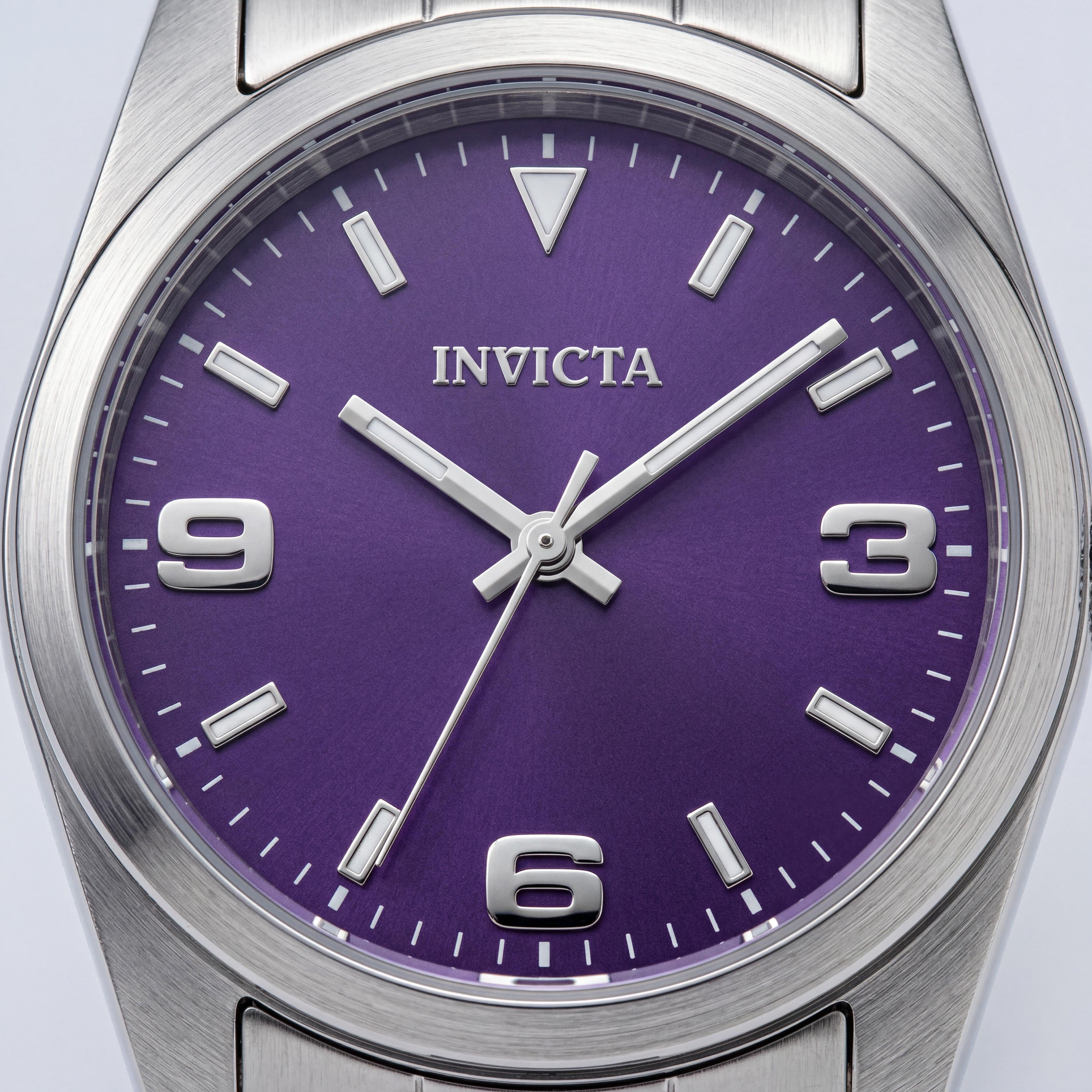 Invicta Celestial 69187 Women's Stainless Steel Quartz Bracelet Watch with Purple Dial 28mm, Photo 2