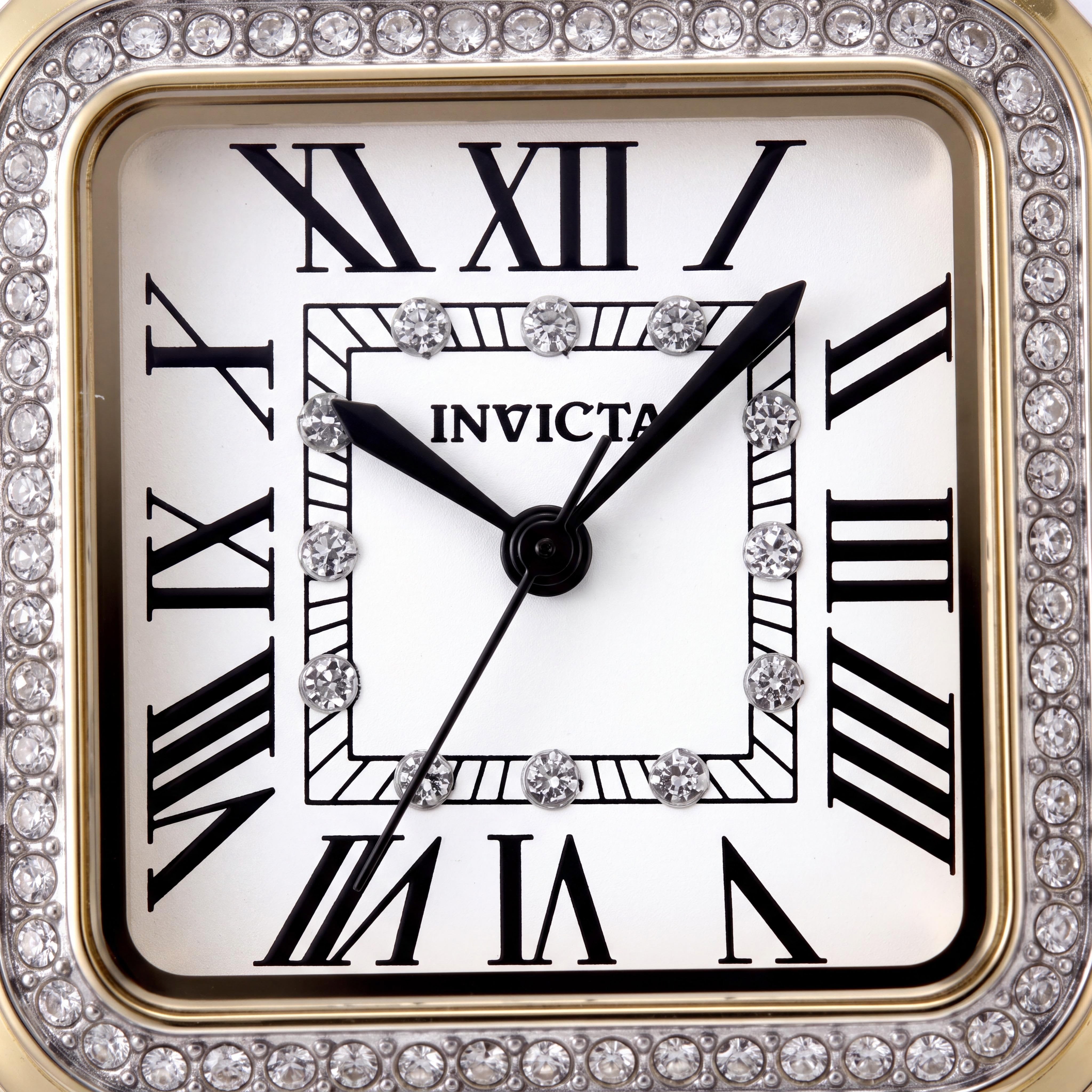 Invicta Angel 48995 Women's Silver Dial Stainless Steel Bracelet Quartz Watch 28mm, Water Resistant, Photo 2