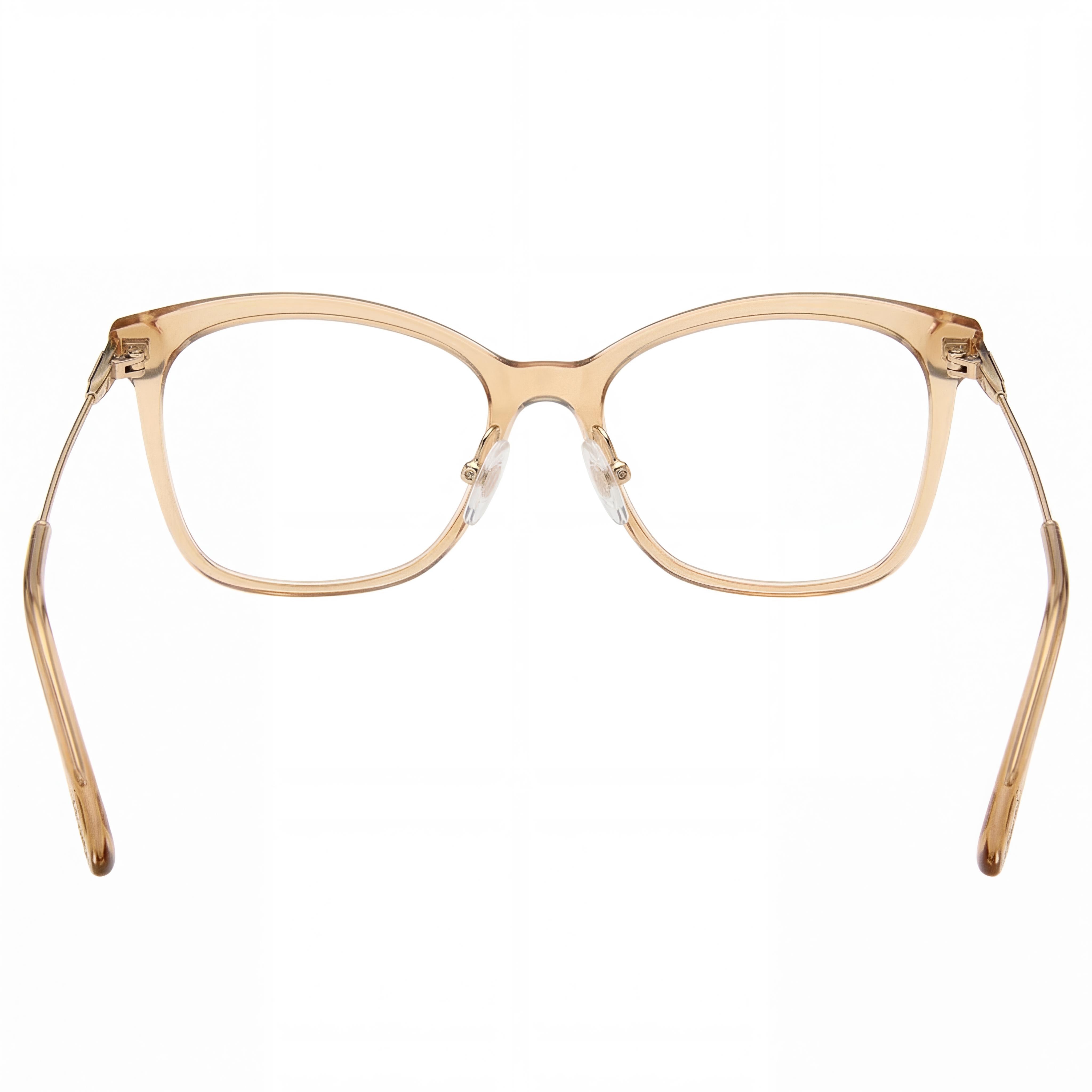Tom Ford Ft5687-b Women's Pantographed Plastic Optical Frame, Light Brown Pale Gold, 56-14-140mm, Photo 4