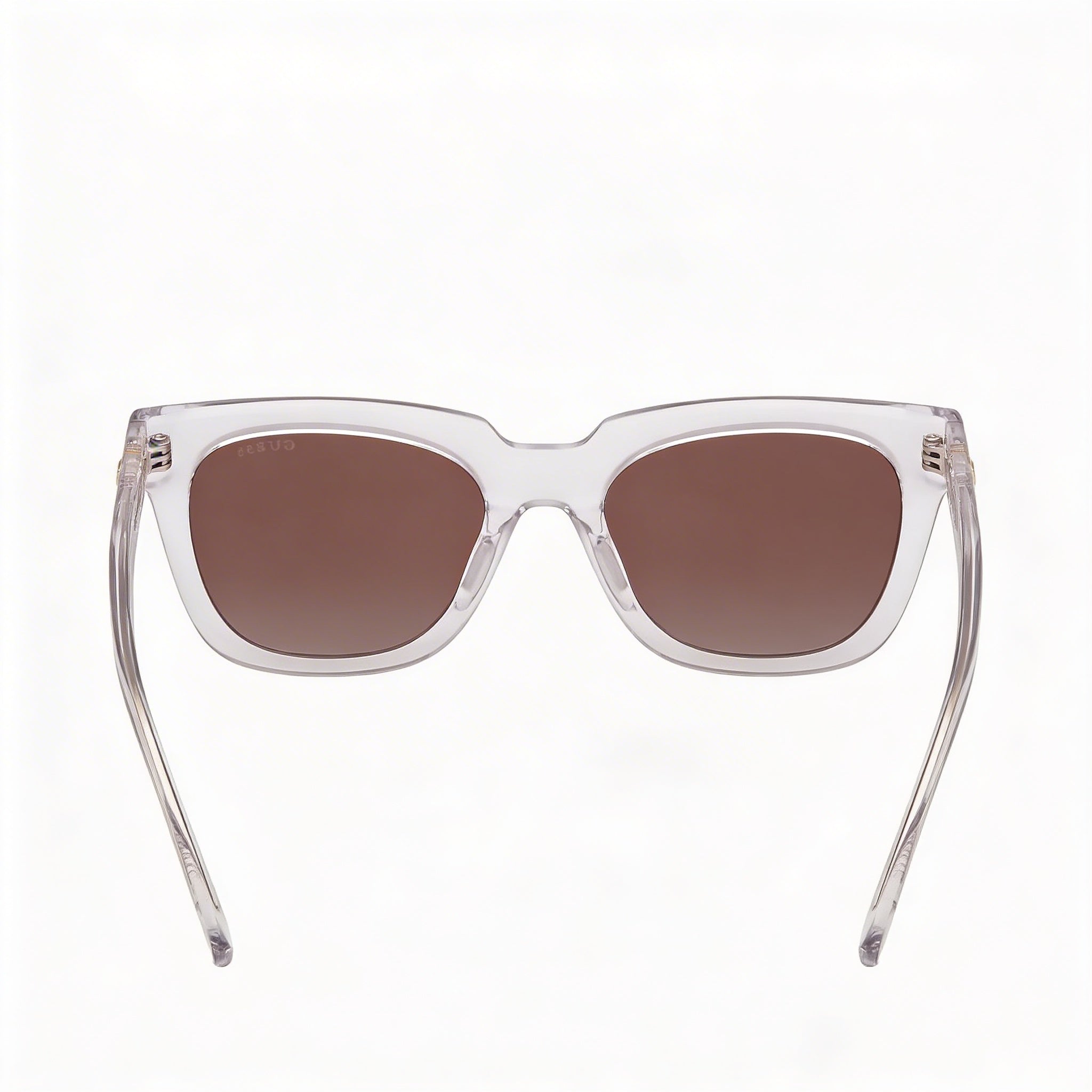 GUESS Gu00206 Unisex Crystal Injected Frame Sunglasses with Gradient Brown UV Polycarbonate Lenses 53-19-145, Photo 3