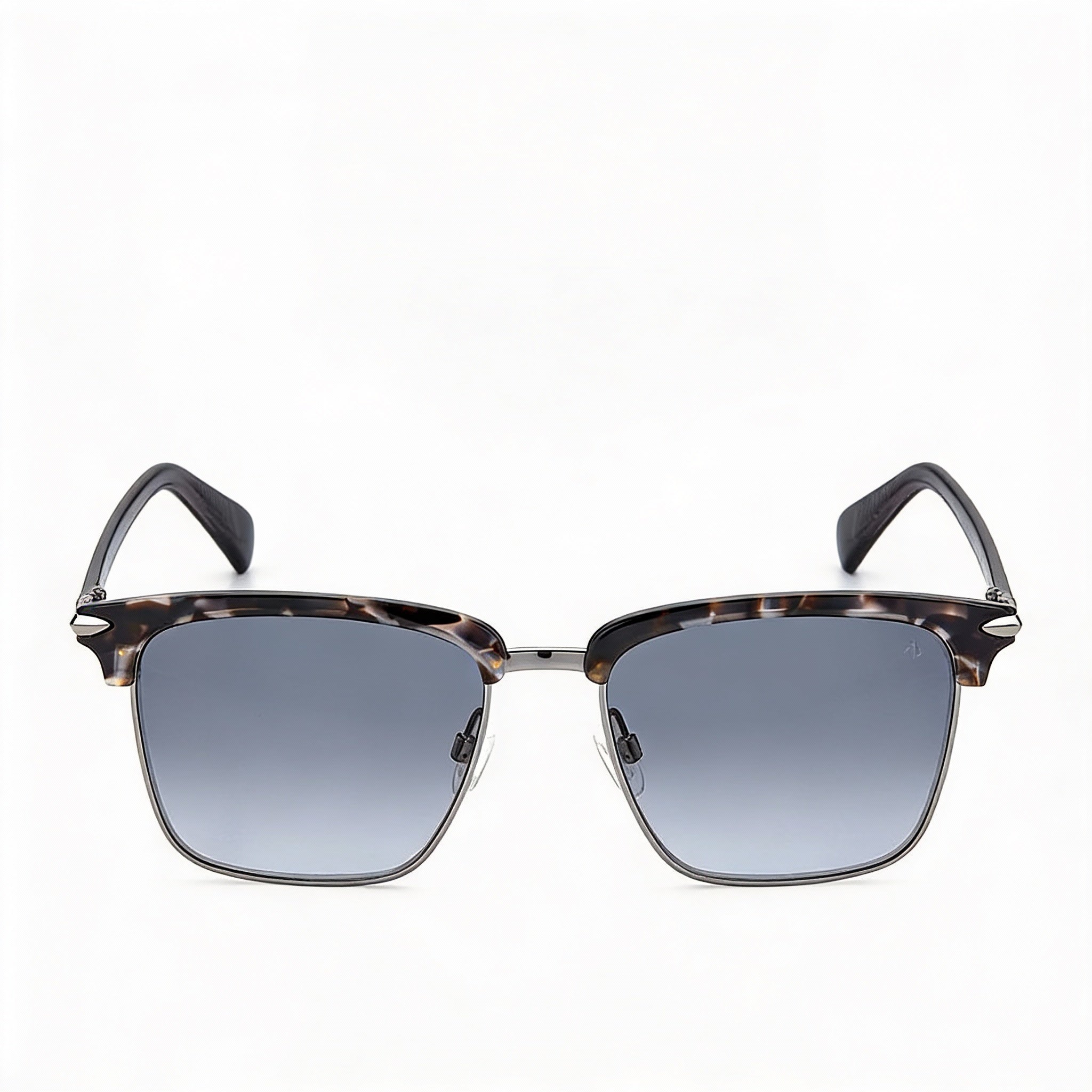 rag & bone Women's Casual Stainless Steel Light Adaptive UV Protected Black Grey Havana Dark Gray Gradient 54mm Sunglasses, Photo 3