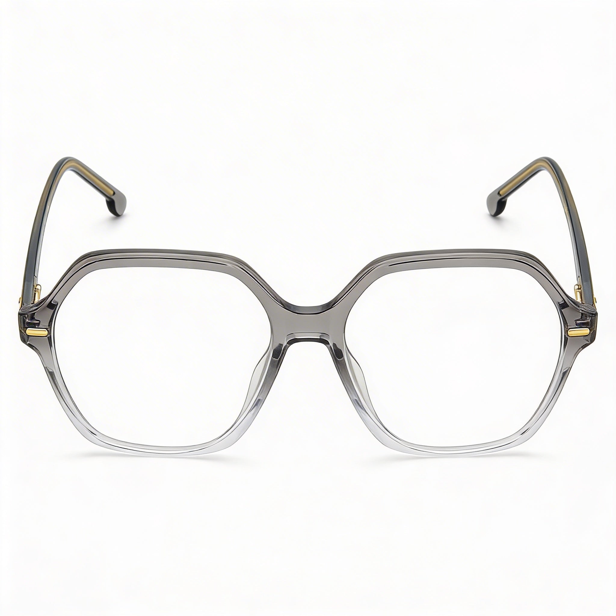 Gafas Carrera Casual para mujer con montura de acetato con cristales en gris degradado, lentes de 54 mm, puente de 16 mm y patillas de 140 mm., Photo 4
