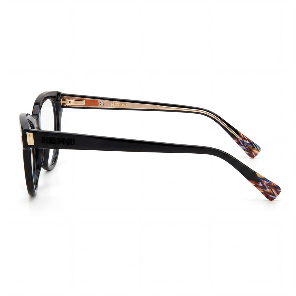 Missoni Modern Mis 0073 Women's Black Acetate Frame Sunglasses with Polycarbonate Lenses, 51mm