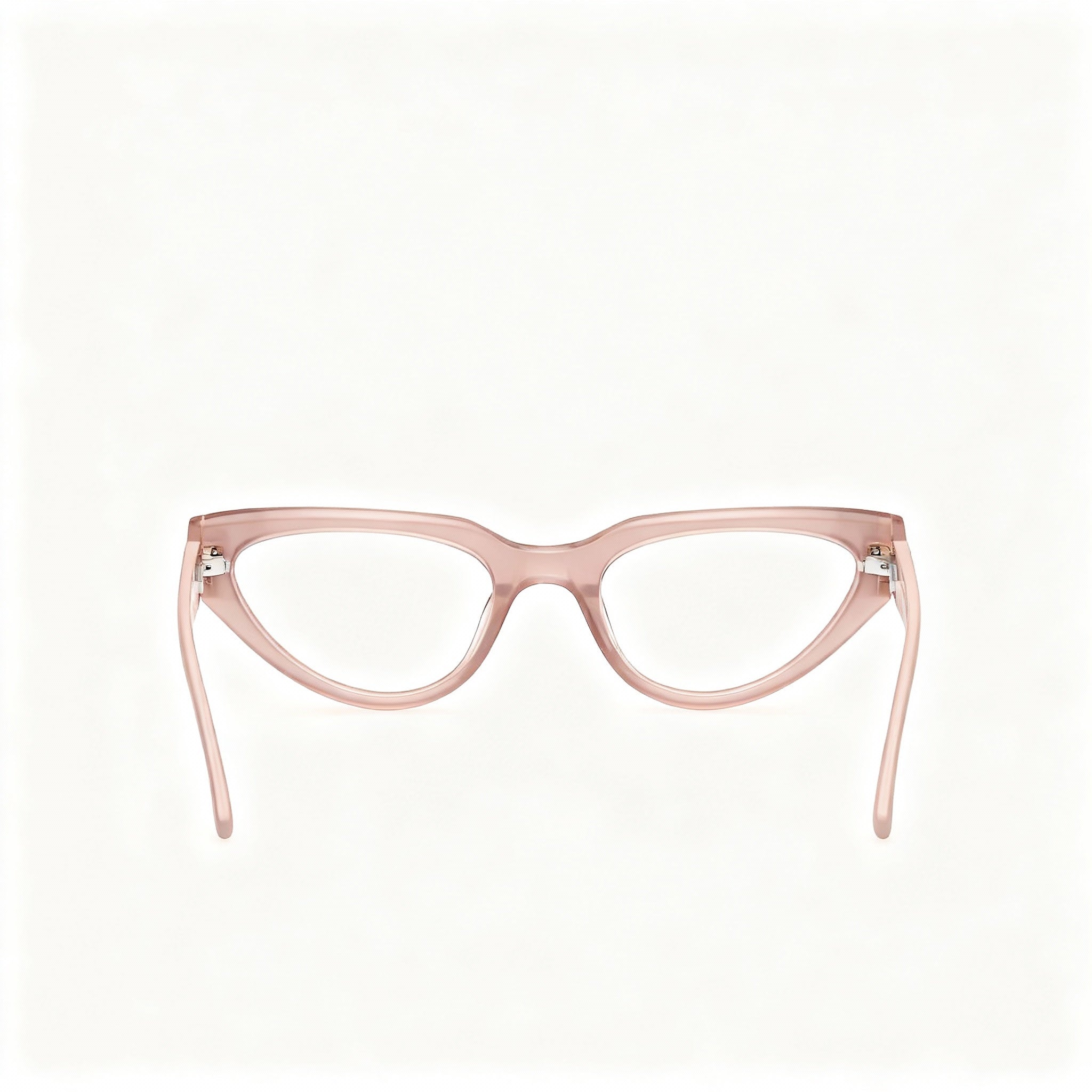 GUESS Gu50113 Women's Cat Eye Beige Monocolour Plastic Optical Glasses 53-18-145, Photo 3
