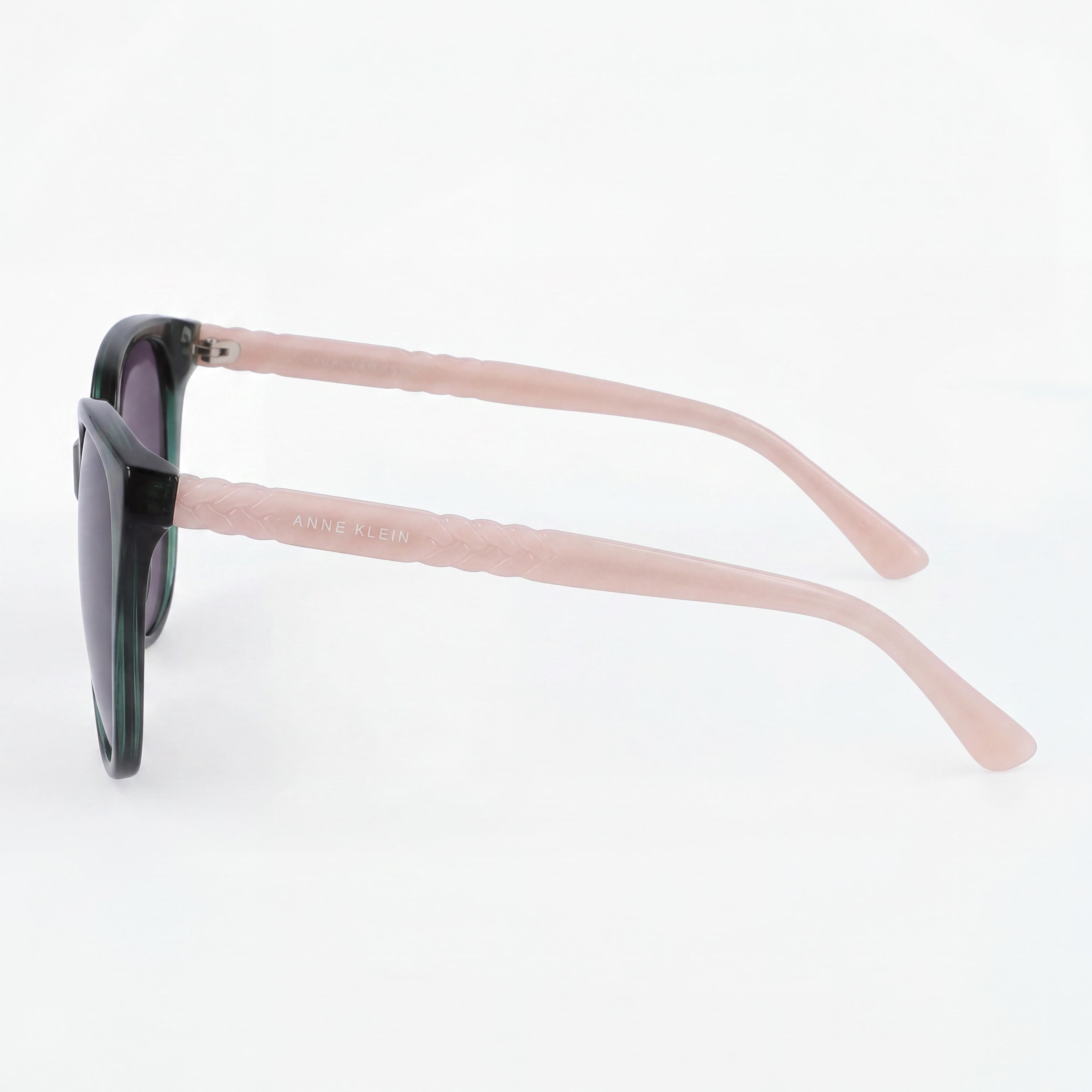 Anne Klein Ak7085 Women's Olive Crystal Acetate Frame Eyewear with 57mm Lens Width, 16mm Bridge, 140mm Temple Length, Photo 3