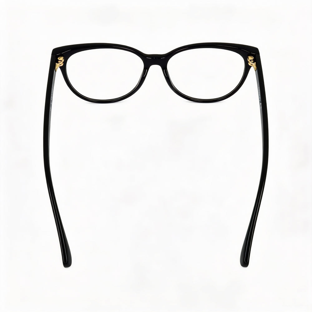 Gafas de sol unisex MaxMara MM5012 de acetato negro brillante con montura completa, lentes de 54 mm, puente de 14 mm y patillas de 140 mm.