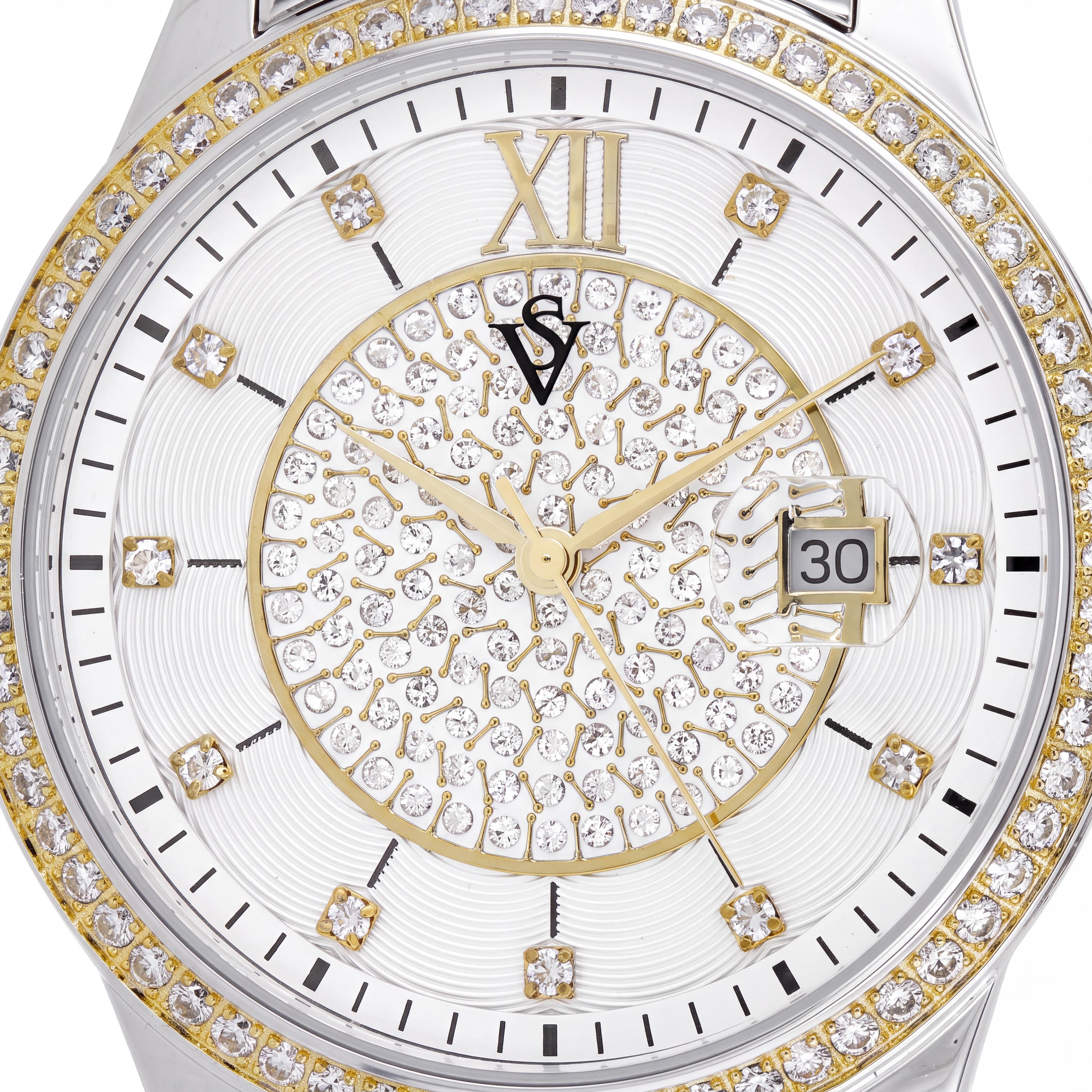 Christian Van Sant Women's Carla CV0481 Stainless Steel Case & Bracelet Quartz Watch with White Dial, Photo 2