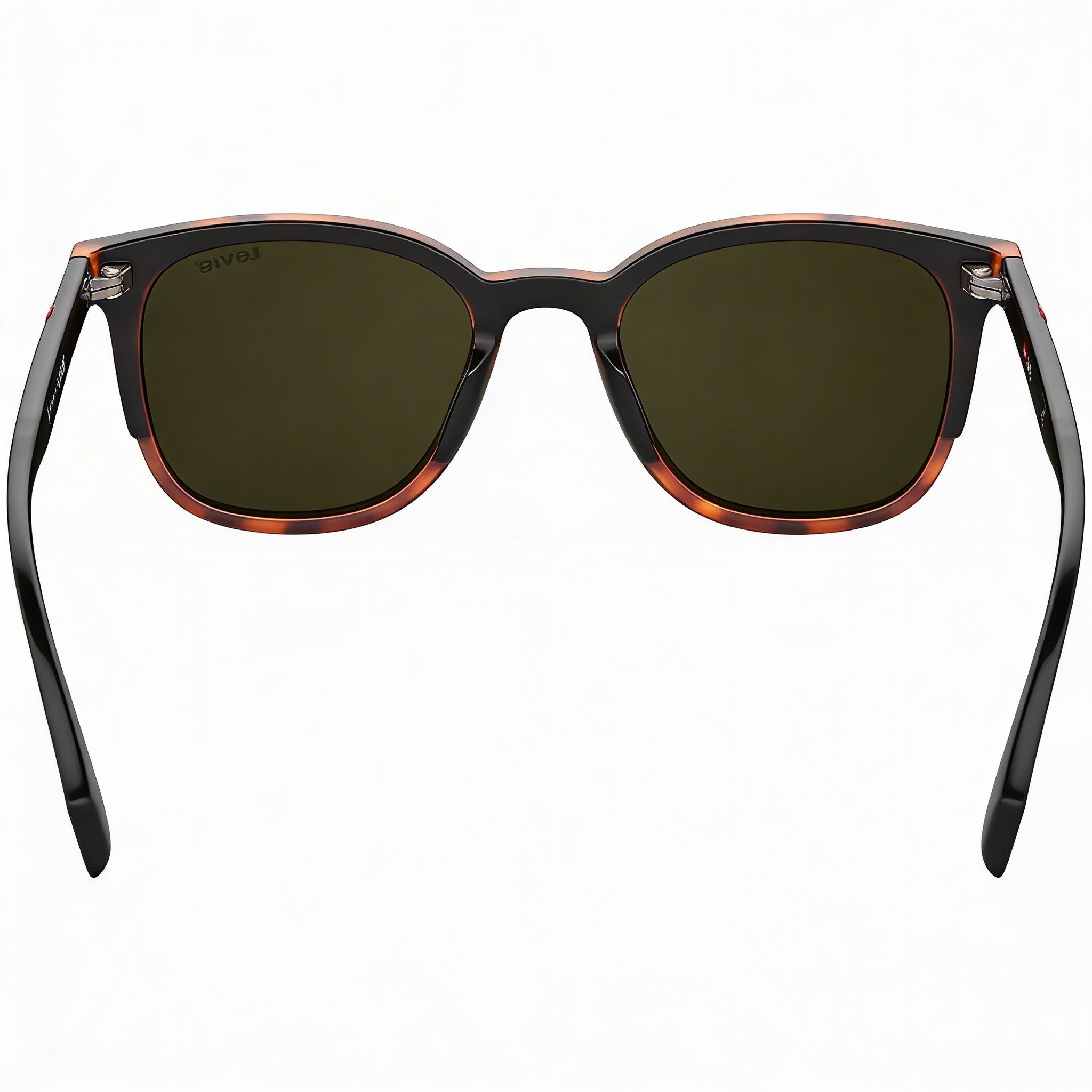 LEVI'S Modern Men's Black Havana Eco Polyamide Frame UV Protection Non-Polarized Sunglasses 52-20-145mm, Photo 4