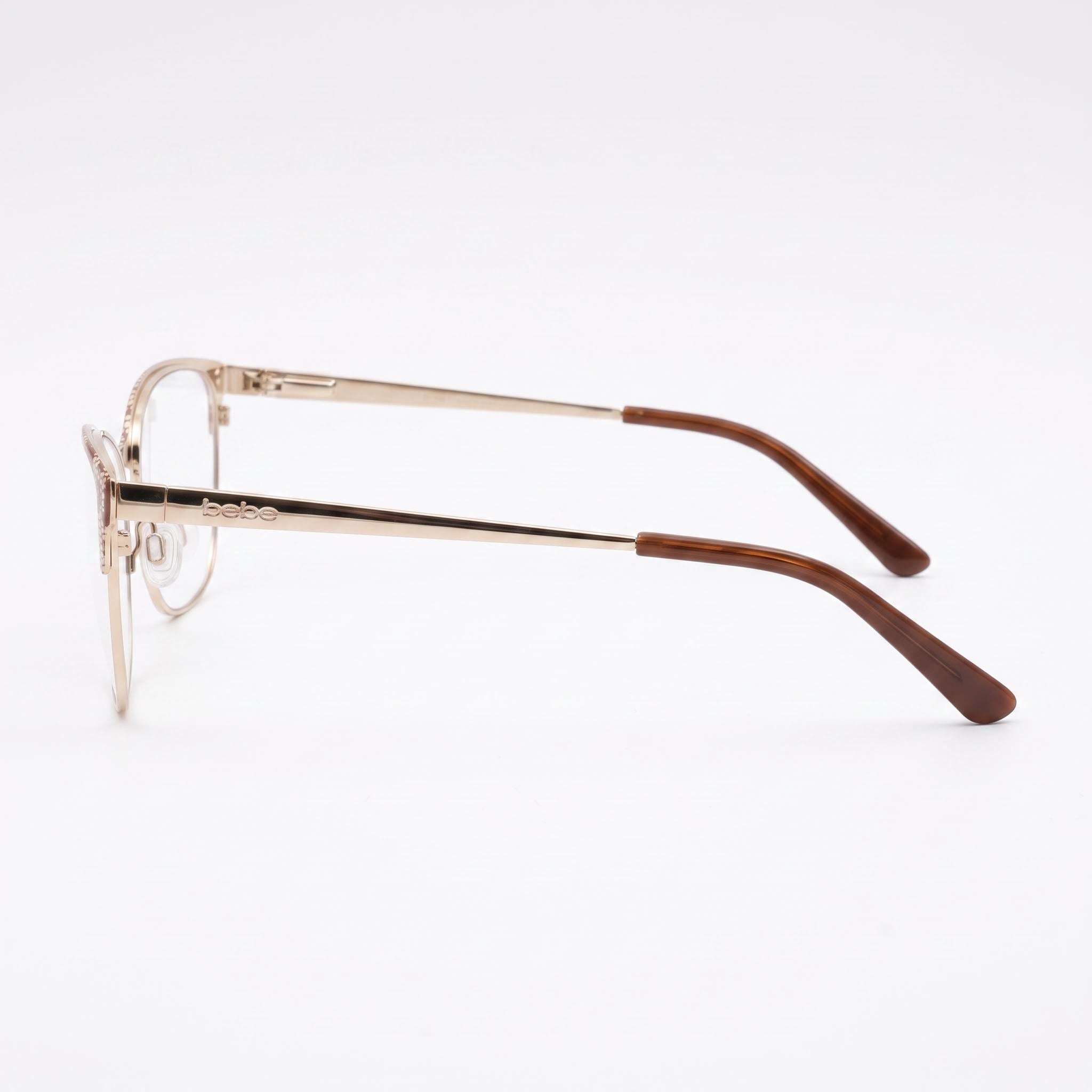 Gafas bebe Bb5221 de acetato para mujer en color Topaz Lace con lentes sin policarbonato, tamaño 52-16-135, Photo 2