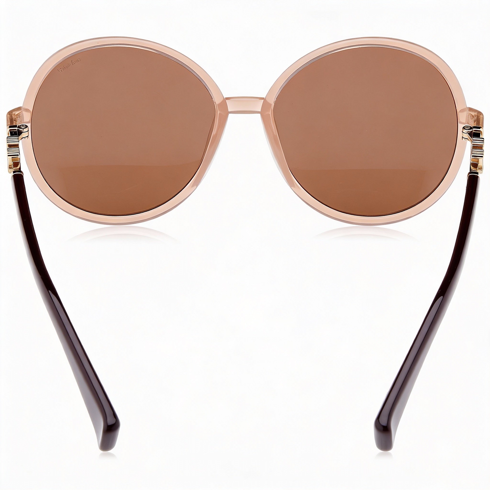 MaxMara Modern Women's Beige Injected Frame Gradient Brown Lens Sunglasses 58-17-140, Photo 4